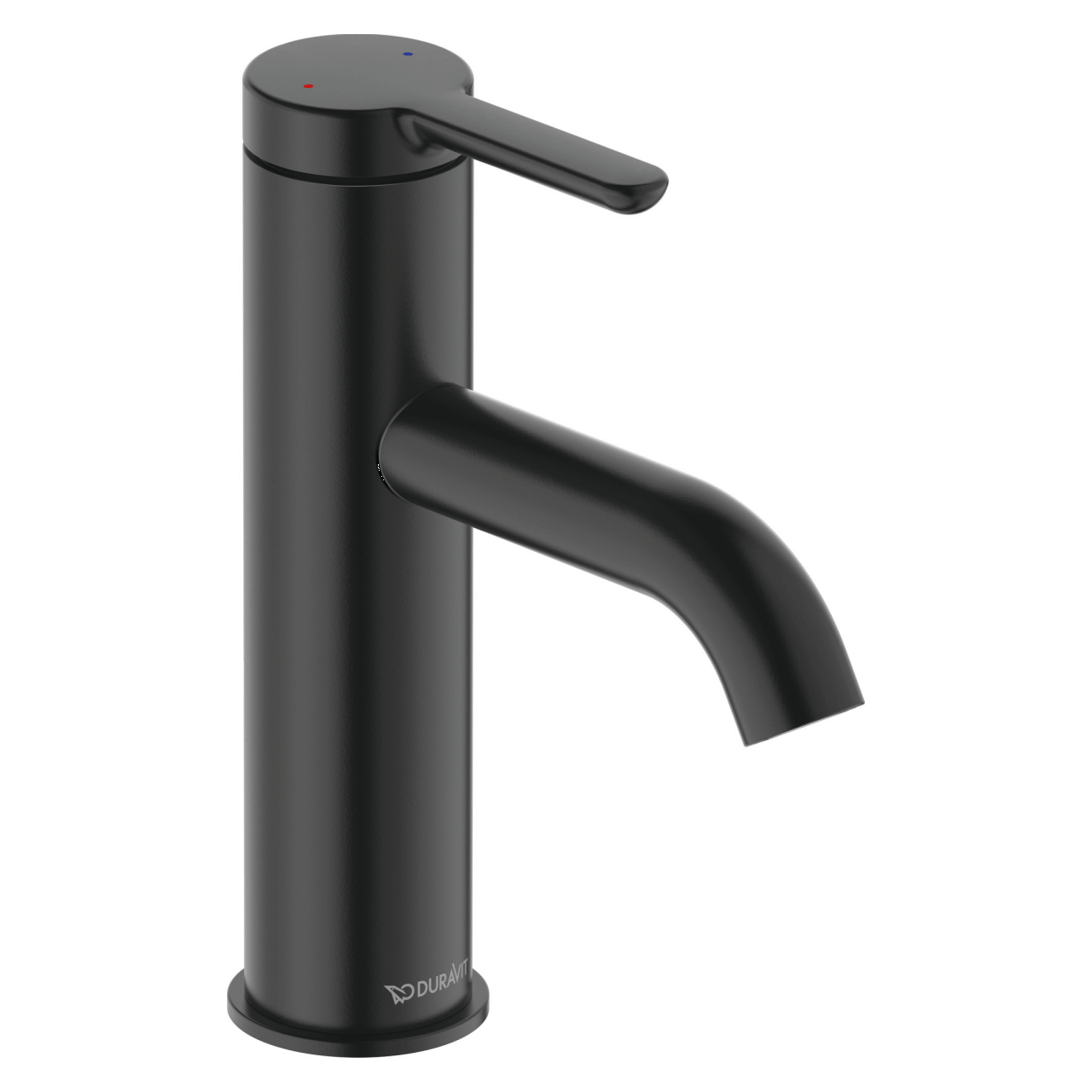 Duravit Waschtischarmatur C.1 M Schwarz Matt 113 mm Ausladung (C11020002046)