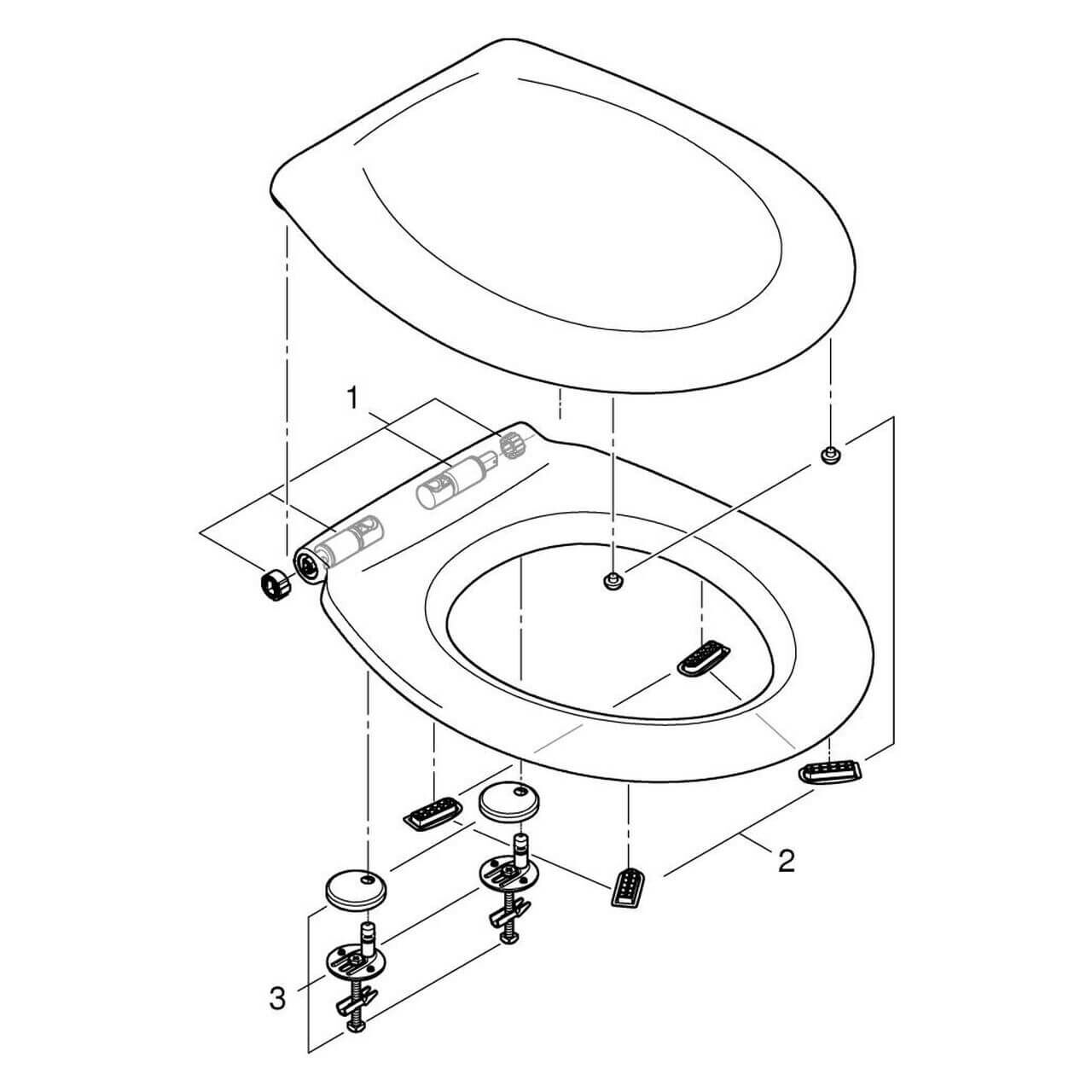 Grohe WC-Sitz mit Deckel Soft Close Alpinweiß (39493000)