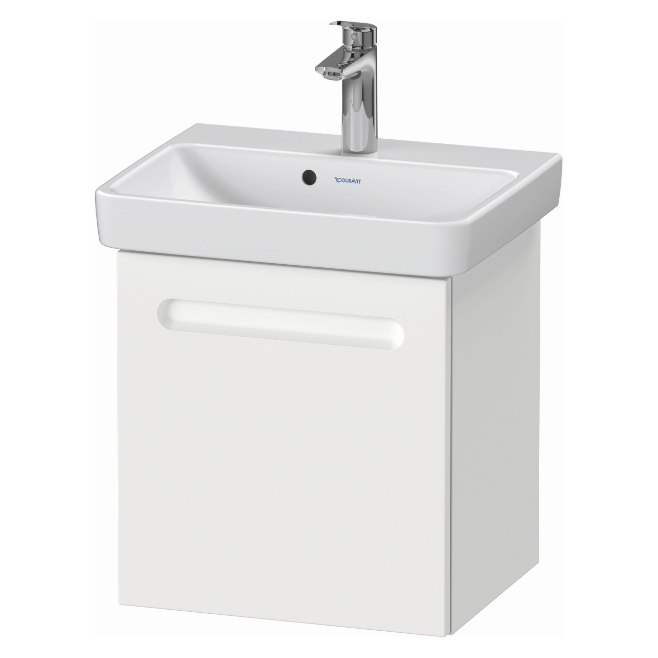 Duravit Waschtisch-Unterschrank No. 1, 44x38,6x47,8 cm, Weiß Matt, 1 Tür rechts