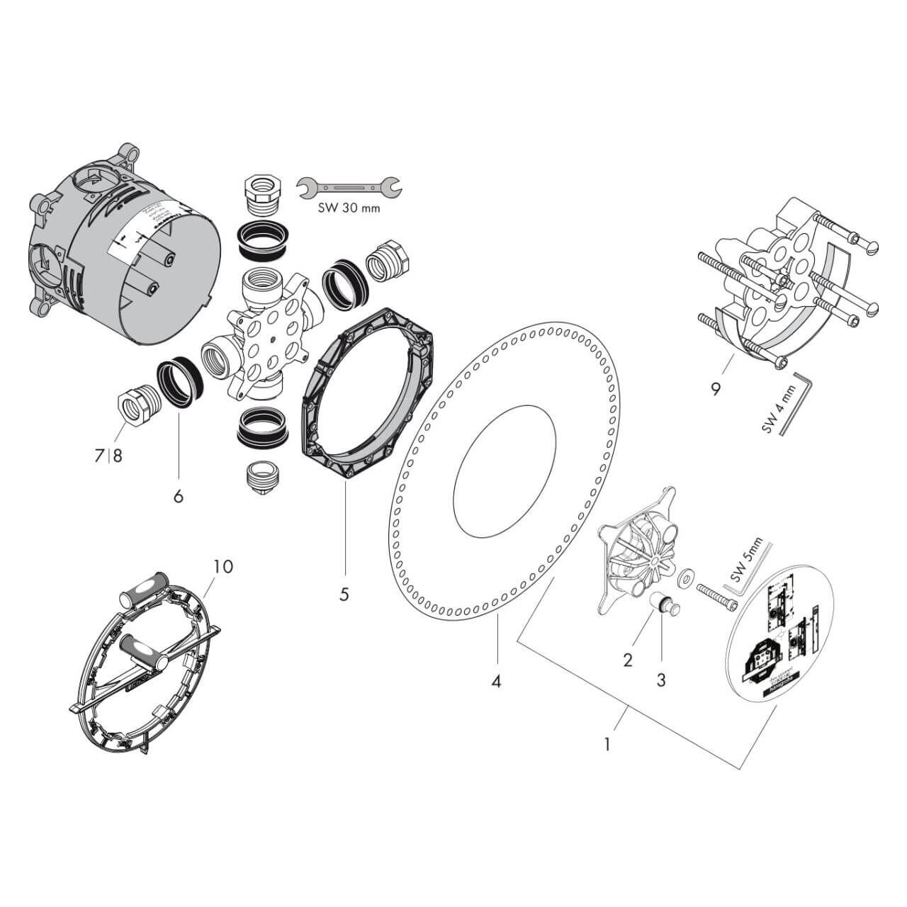 Hansgrohe Grundkörper iBox Universal (01800180)