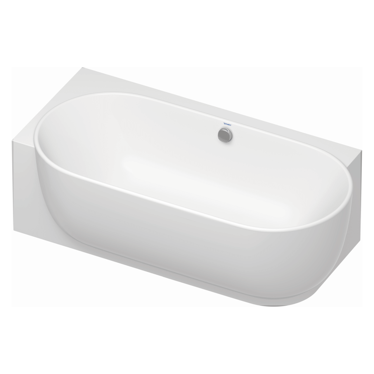 Duravit Oval-Badewanne Luv 185x95 cm matt Weiß, links (700431000000000)