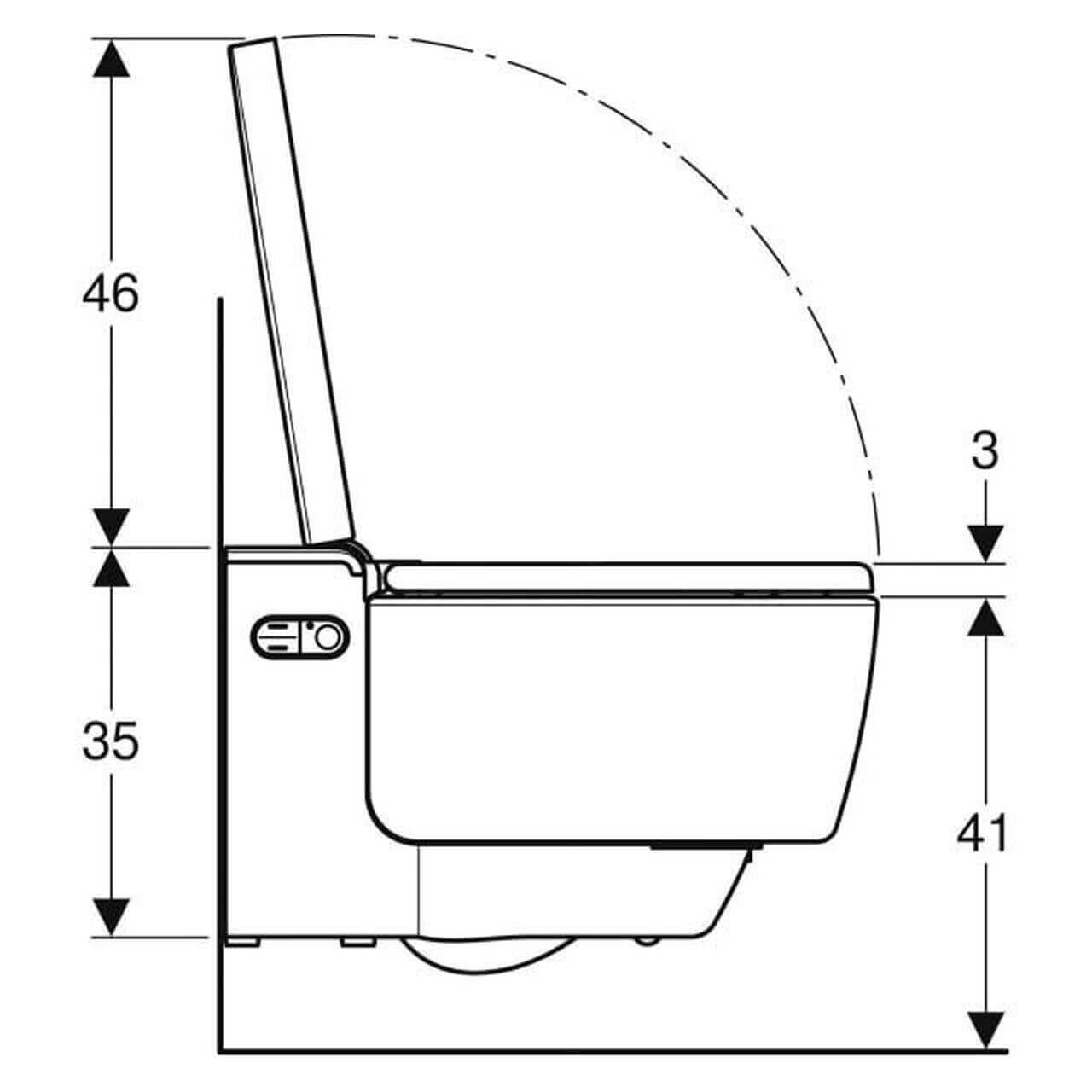 Geberit Wand-WC Aquaclean weiß (11660269)