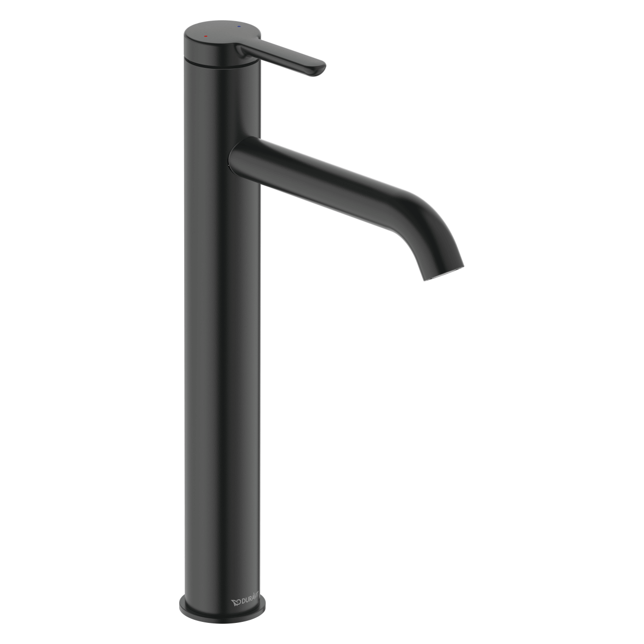 Duravit Waschtischarmatur XL C.1 166 mm, schwarz matt, ohne Zugstangen-Ablaufgarnitur