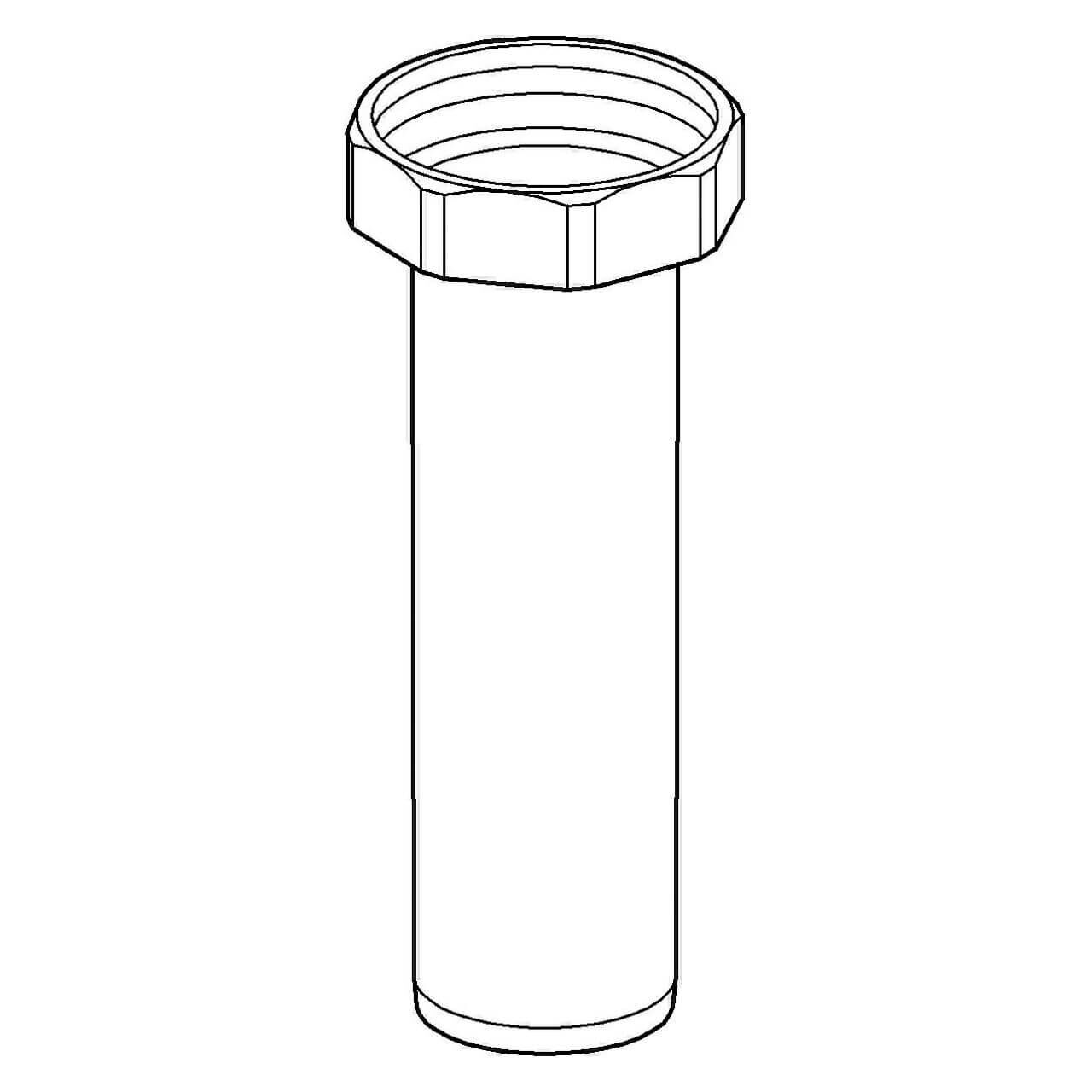Grohe Abgangsstutzen Chrom für WC-Druckspüler (43318000)