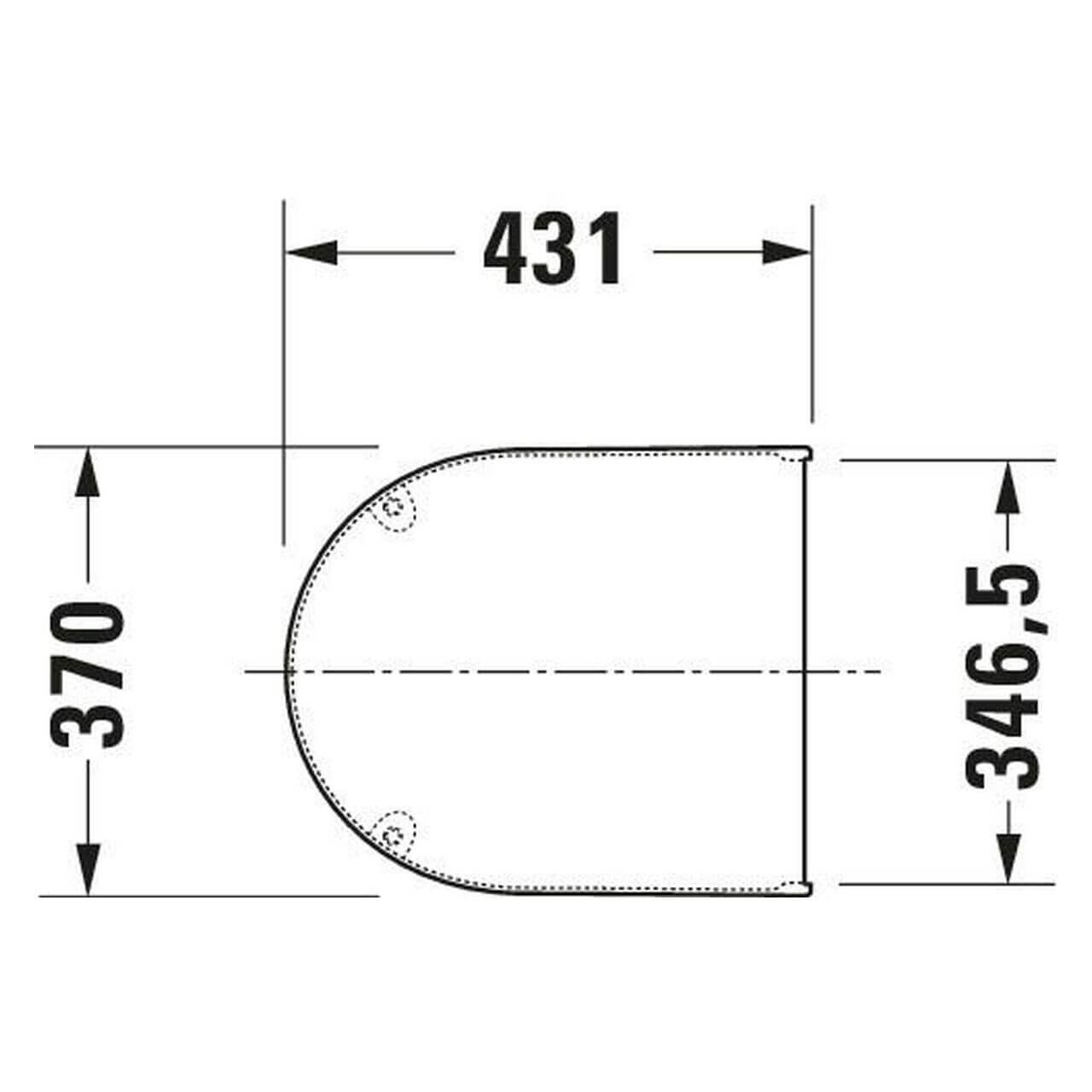 Duravit WC-Sitz Starck 3 mit Absenkautomatik (0063890000)