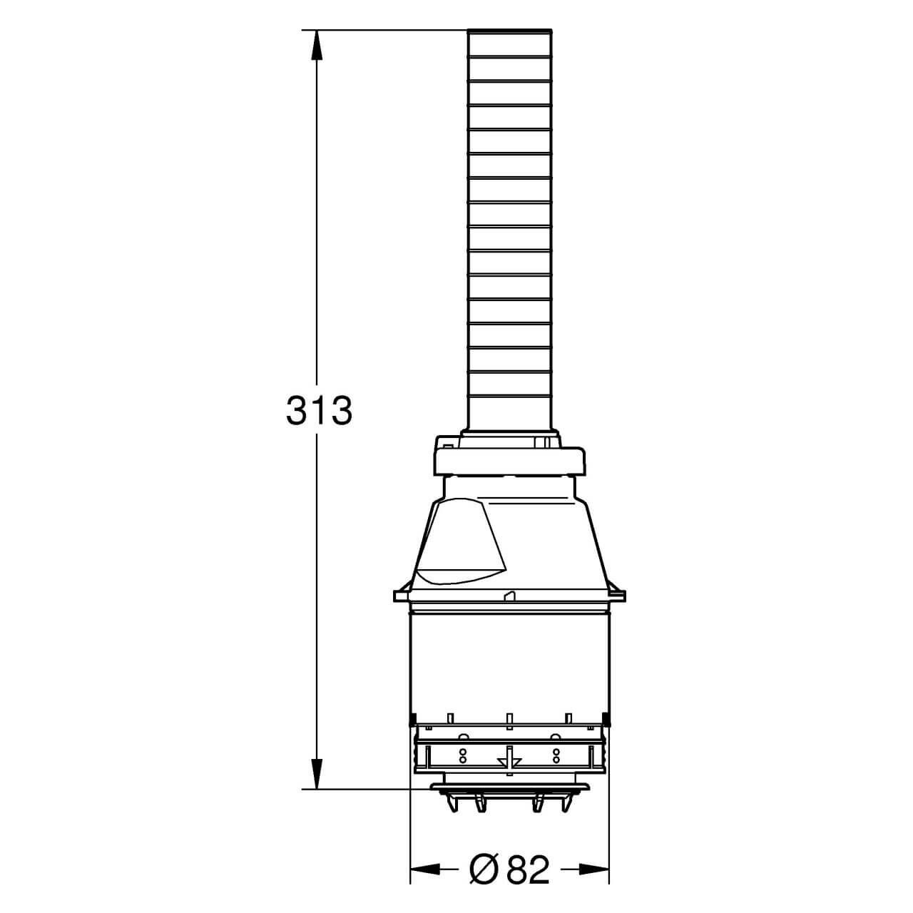 Grohe Servo-Ablaufventil 43486 (43486000)