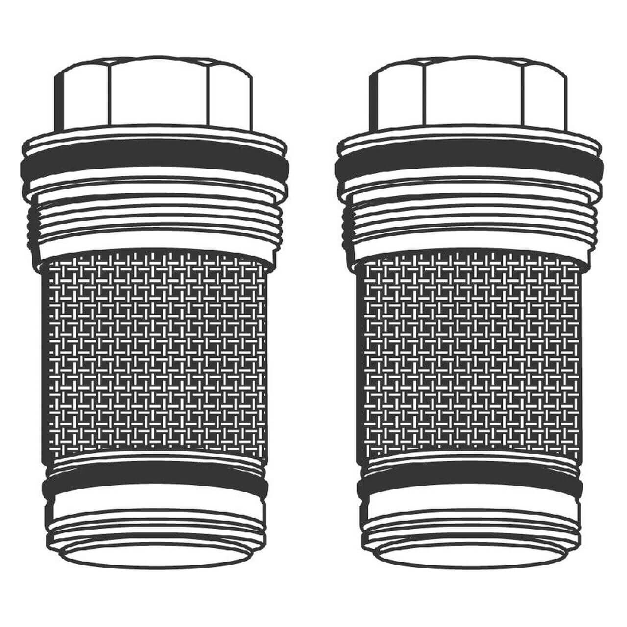 Grohe Rückflussverhinderer DN 20 für Grohmix 2 Stück (1411700M)