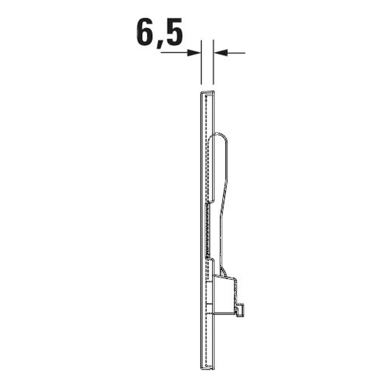 Duravit Betätigungsplatte DuraSystem Beta 100 Weiß, Dual Flush (WD5009011000)