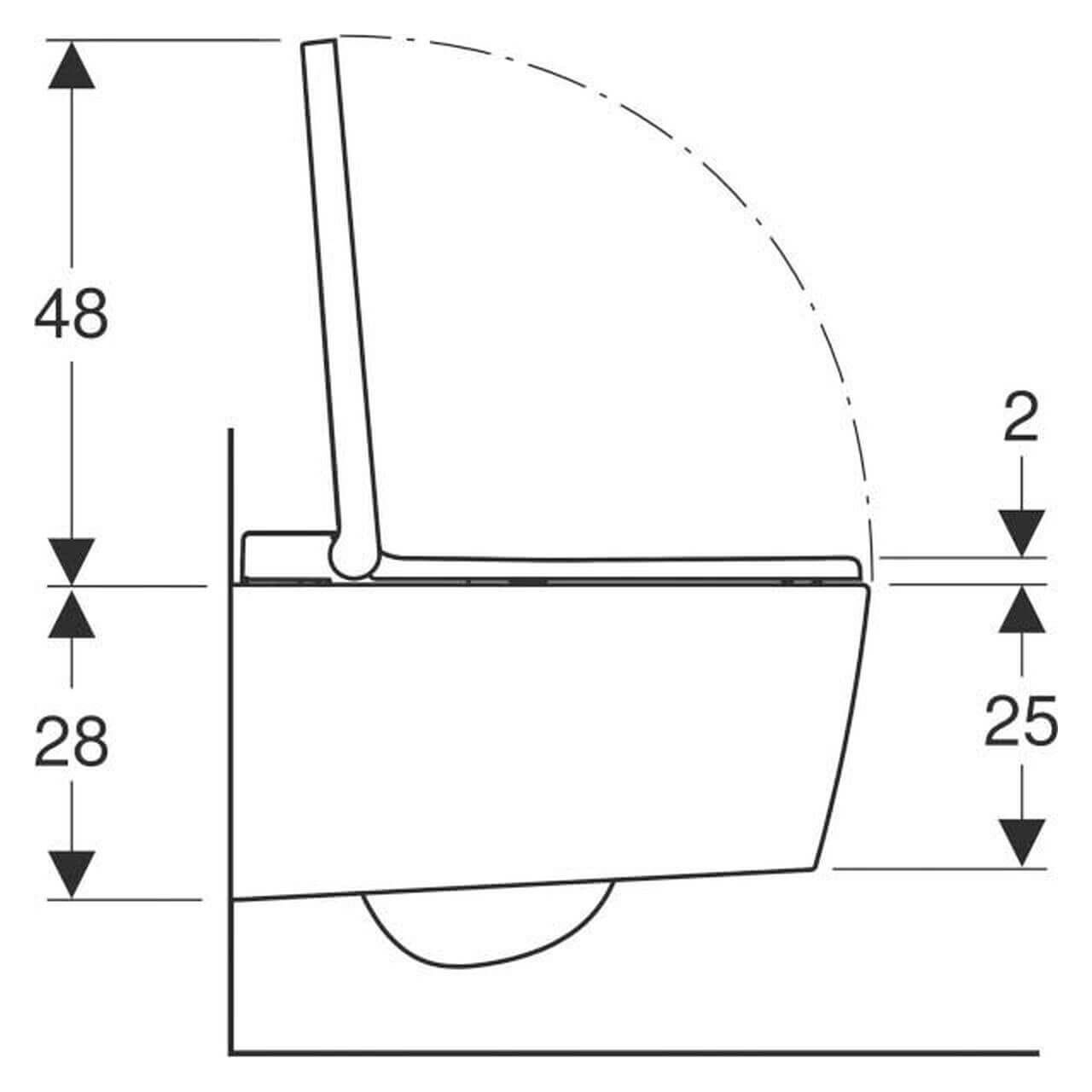 Geberit Wand-WC Aquaclean weiß (11421934)