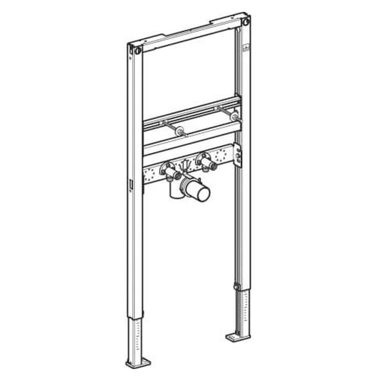 Geberit Waschtischelement Duofix BH 112 cm für Standarmatur Trockenbau (111430001)