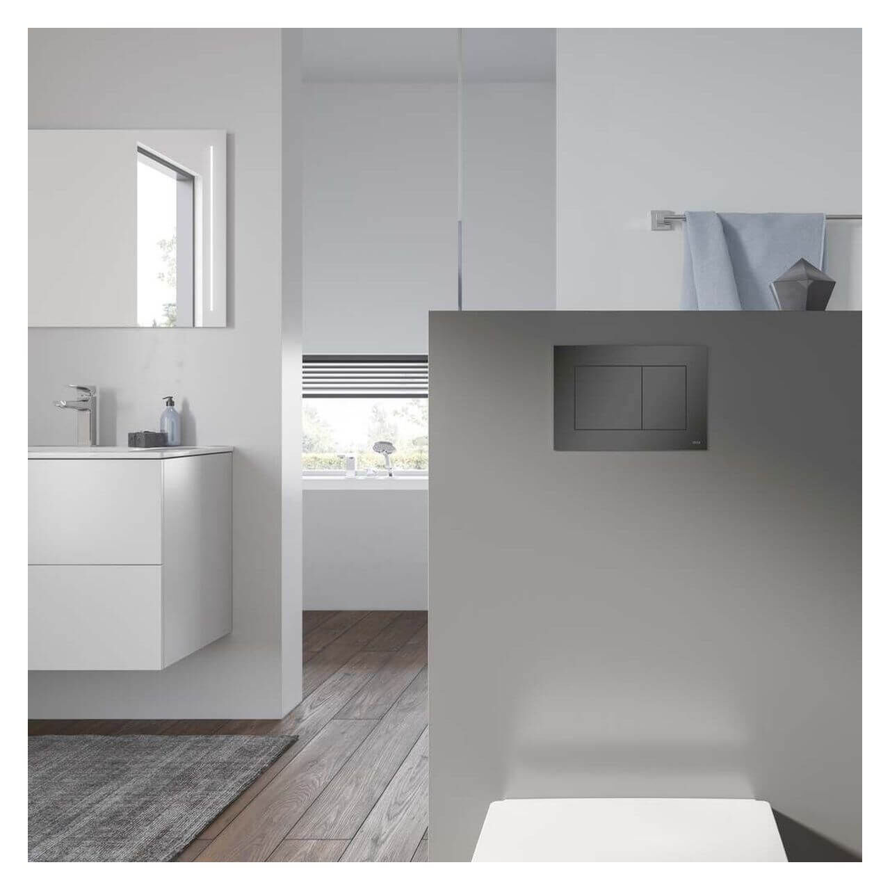 Tece WC-Betätigungsplatte Tecenow Chrom matt (9240402)