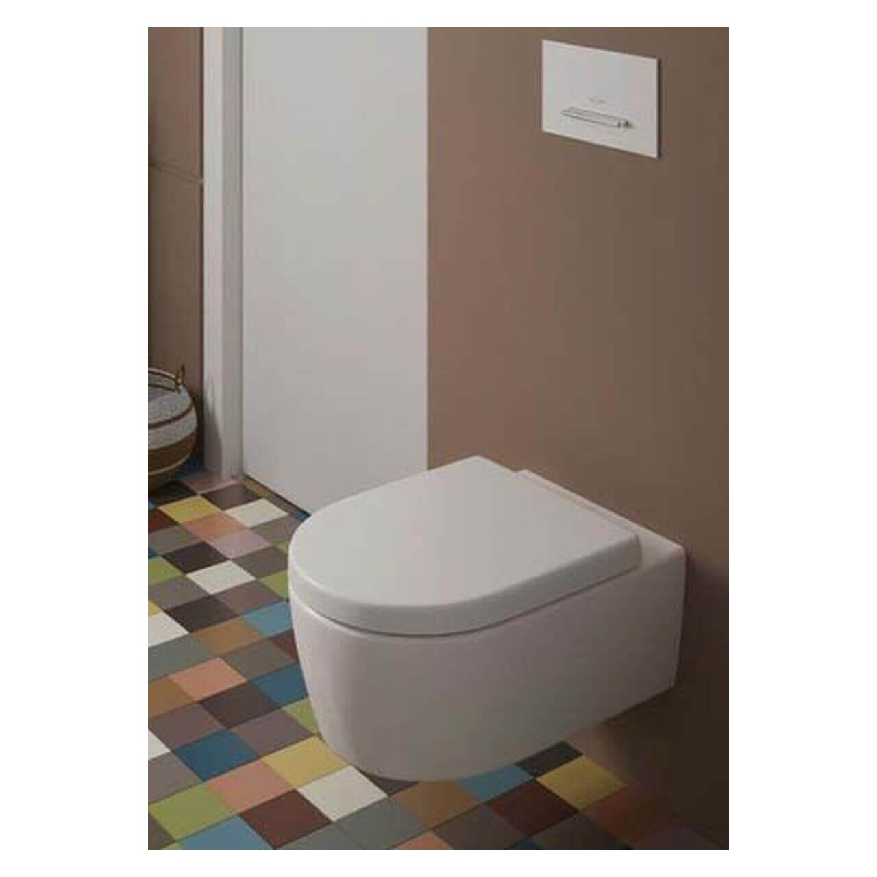 Villeroy & Boch Combi-Pack-Wand-Tiefspül-WC Avento DirectFlush Weiß (5656HR01)