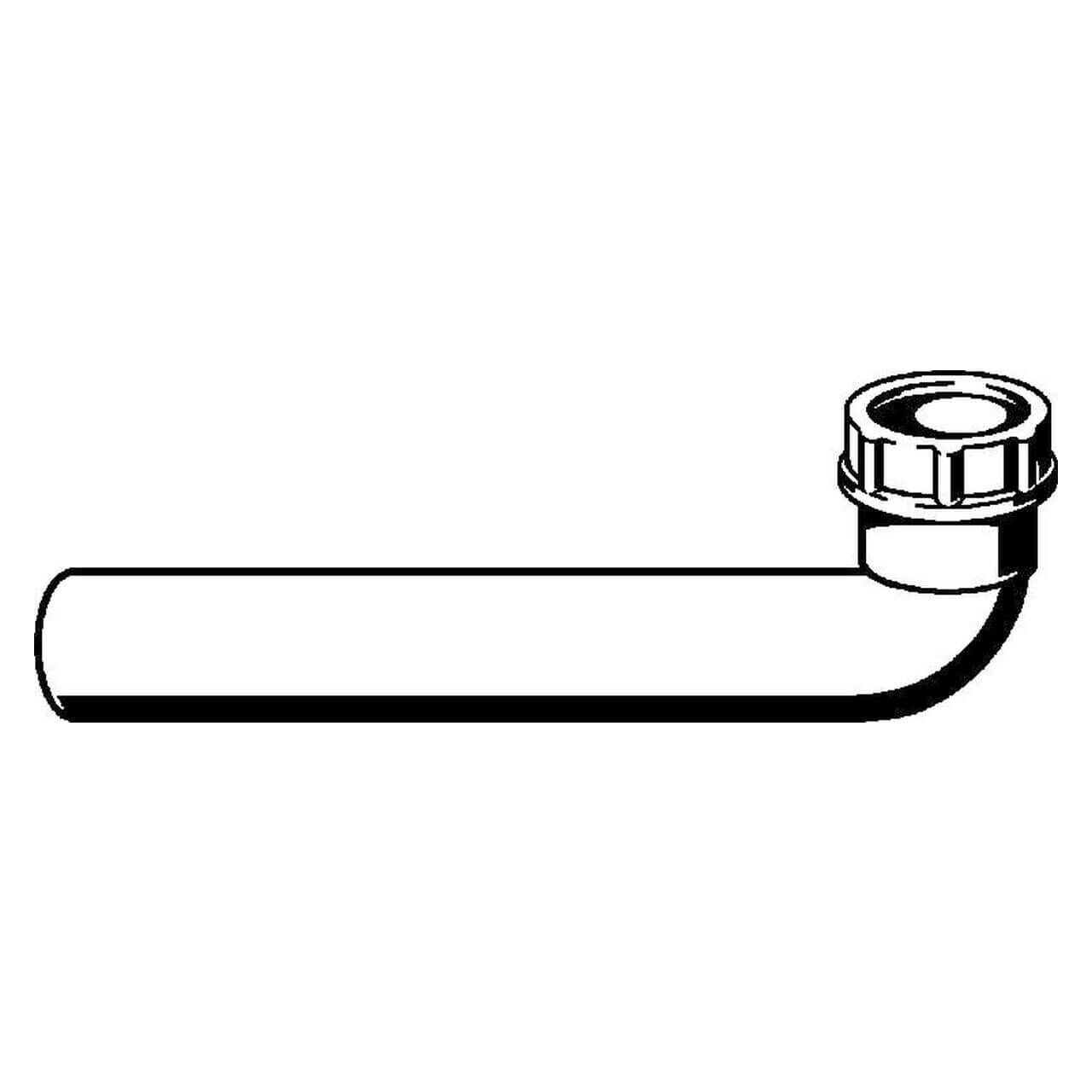 Viega Ablaufbogen 90° DN 40 Weiß (667382)