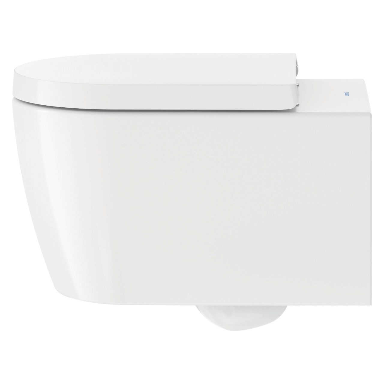 Duravit Wand-Tiefspül-WC Set Me by Starck HygieneFlush Rimless mit WC-Sitz Weiß (45790920A1)