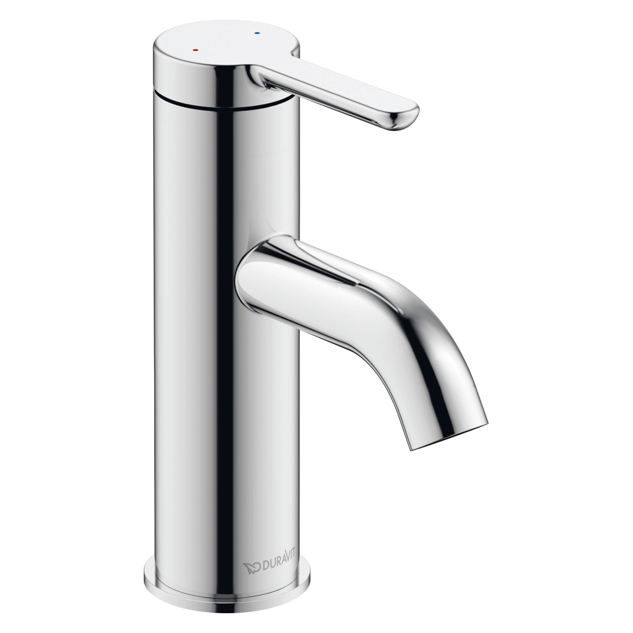 Duravit Waschtisch-Einhebelmischer S C.1, 91mm Ausladung, chrom