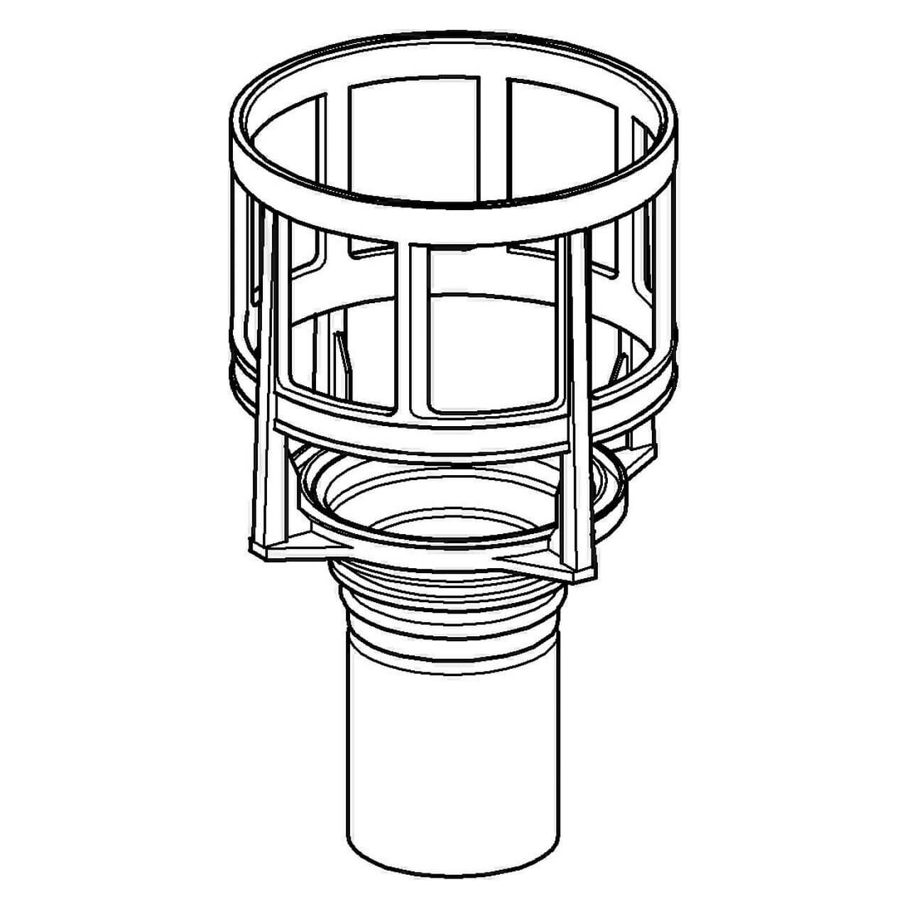 Grohe Ventilsitz mit O-Ring für Wandeinbau-Spülkästen 6–9 l, 41 mm (43542000)