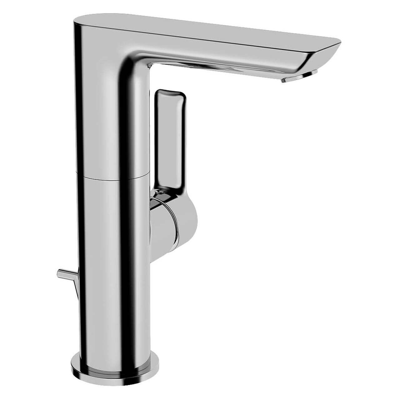 Hansa Waschtischarmatur Hansaligna Chrom DN 15 mit Ablaufgarnitur (55302203)
