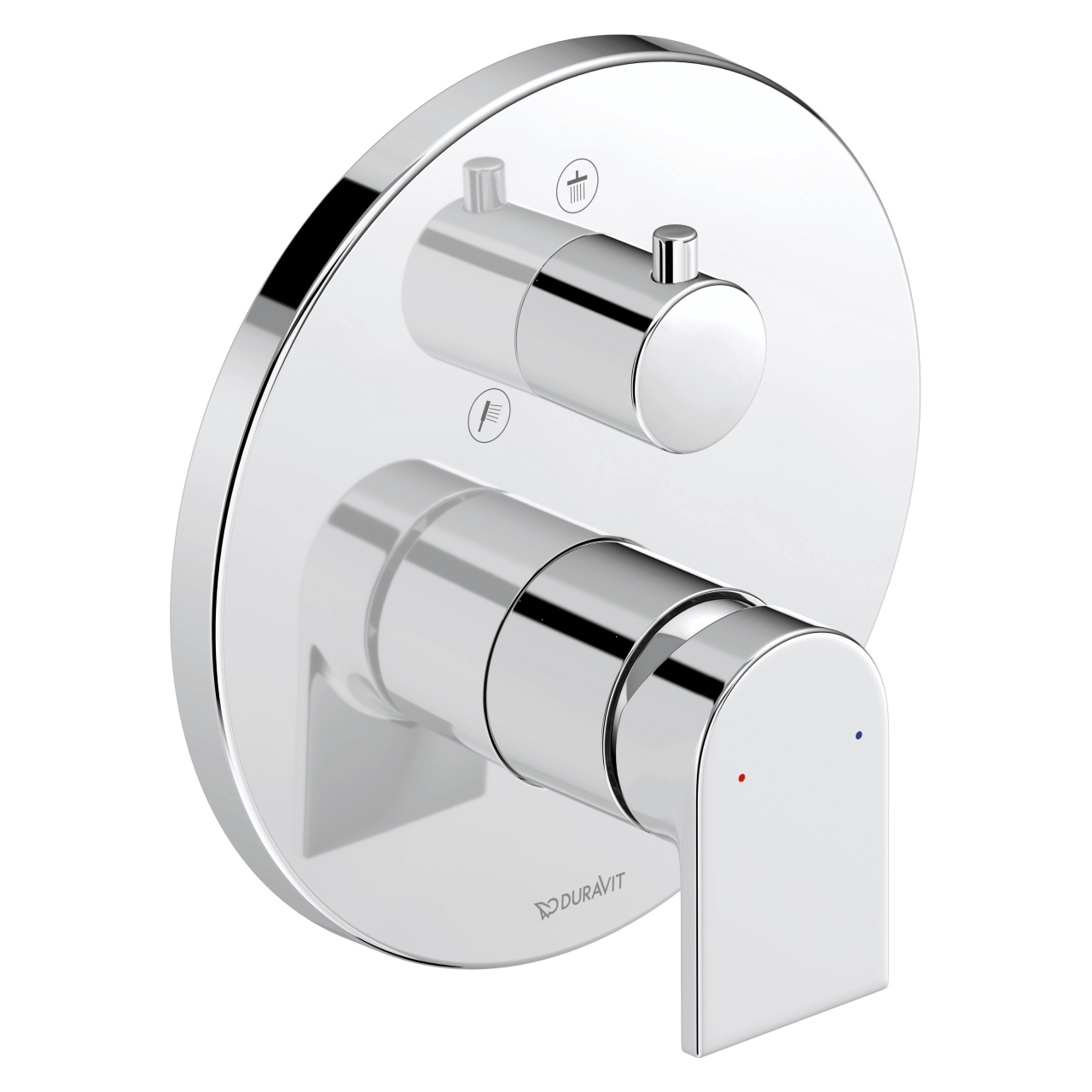 Duravit Fertigmontageset Tulum UP-Brausearmatur Chrom, mit Umstellventil