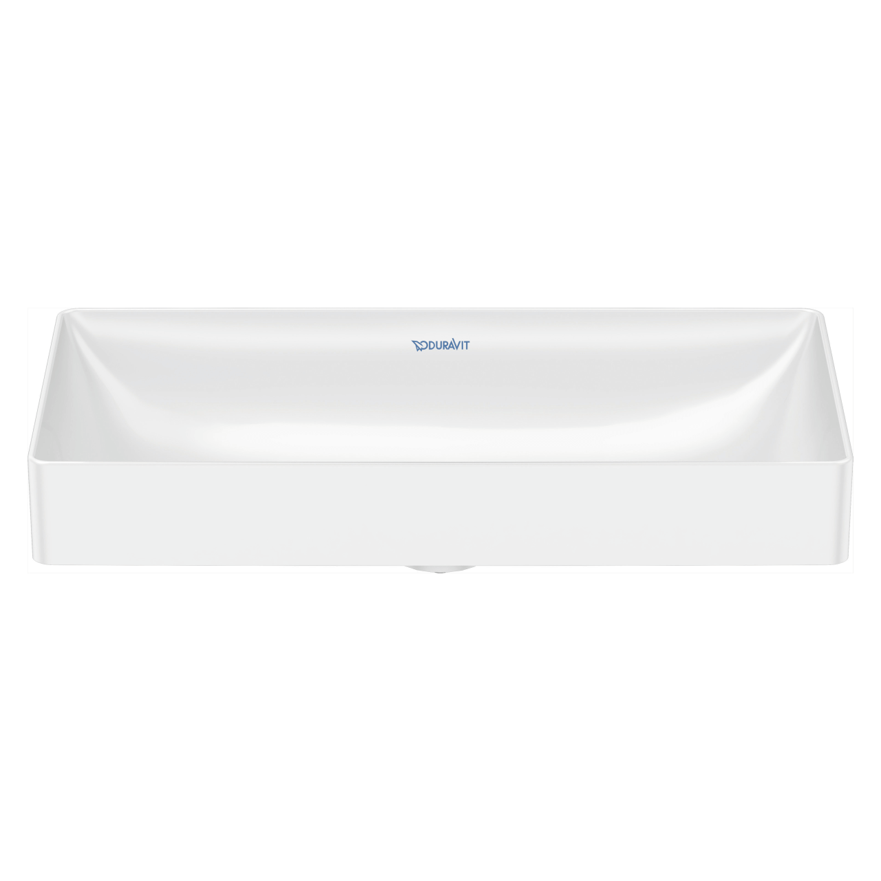 Duravit Aufsatzbecken DuraSquare 60x34,5 cm Weiß ohne Hahnloch WonderGliss (23556000001)