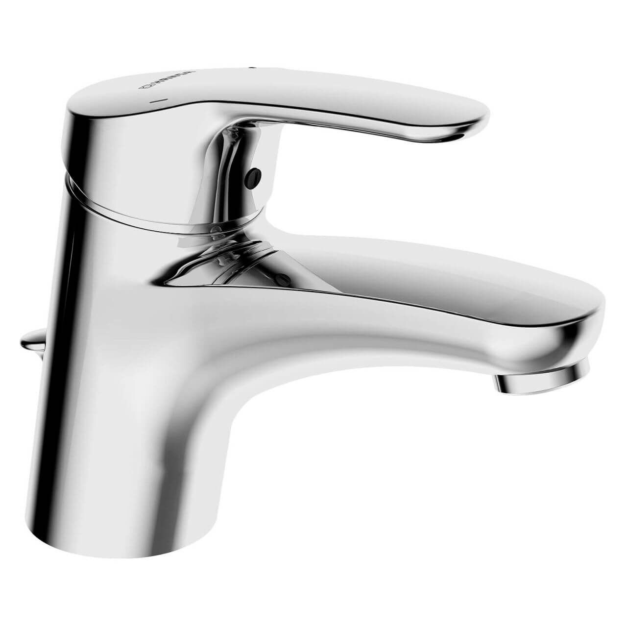 Hansa Waschtischarmatur Hansamix Chrom DN 15 mit Ablaufgarnitur (01092183)