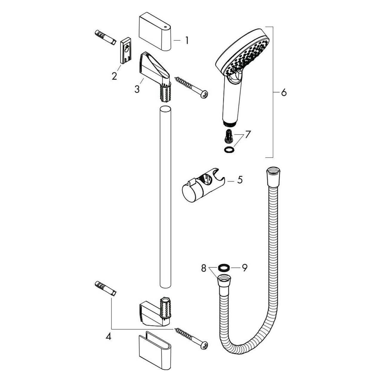 Hansgrohe Brausegarnitur Crometta Vario Chrom (26536400)