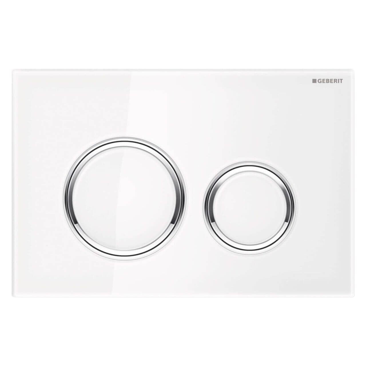 Geberit Betätigungsplatte Sigma 21 Weiß/Chrom (115884SI1)