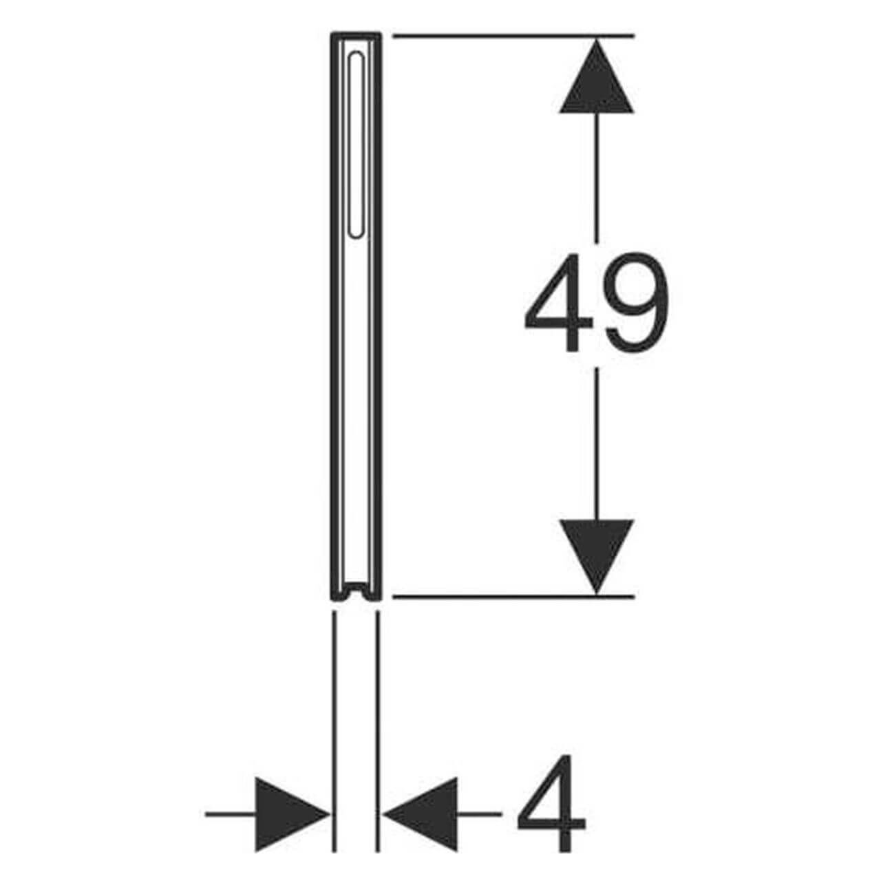 Geberit Fußstützen Kombifix für Wand-WC/Bidet 2 Stück verzinkt (457888261)