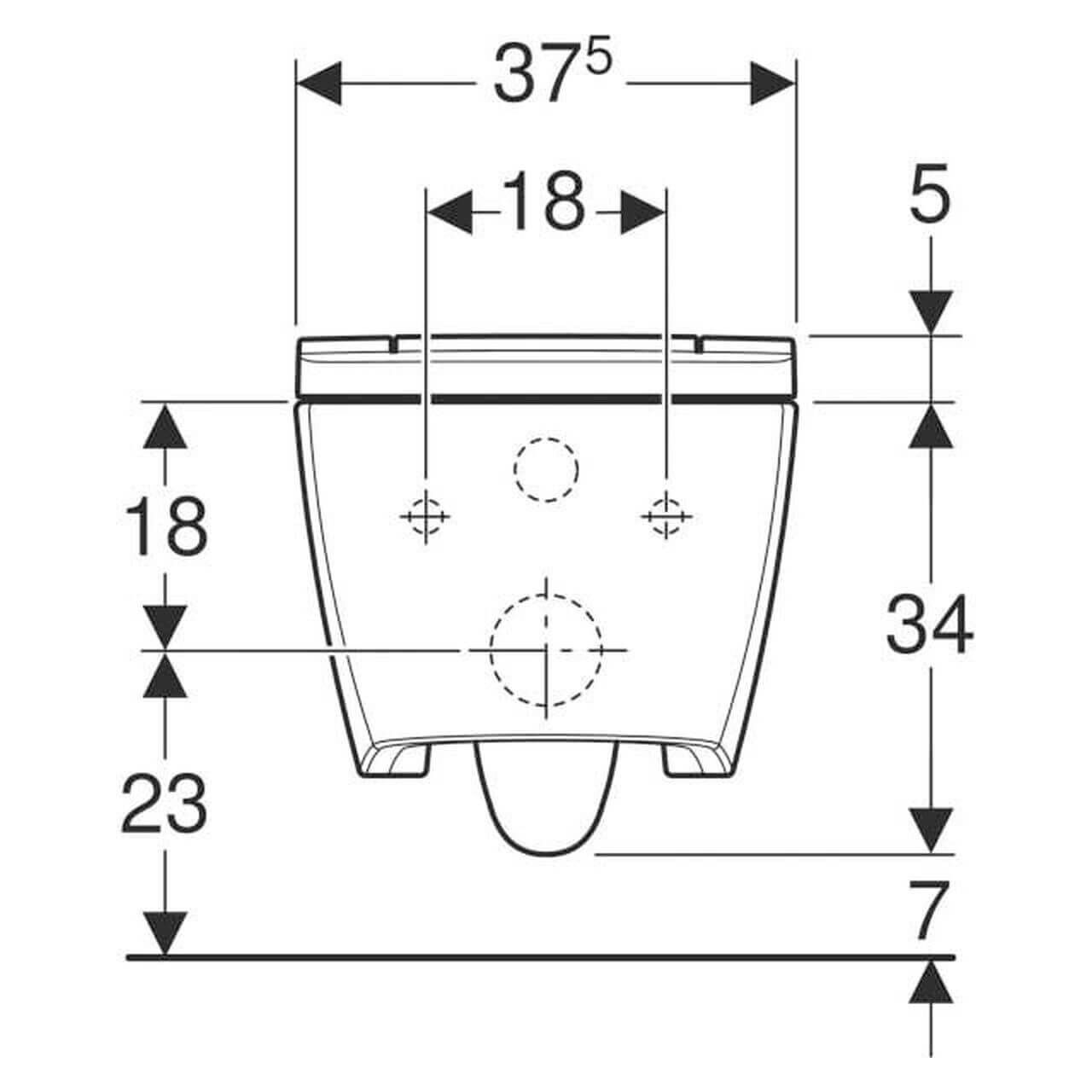 Geberit Wand-WC Aquaclean weiß (11421934)