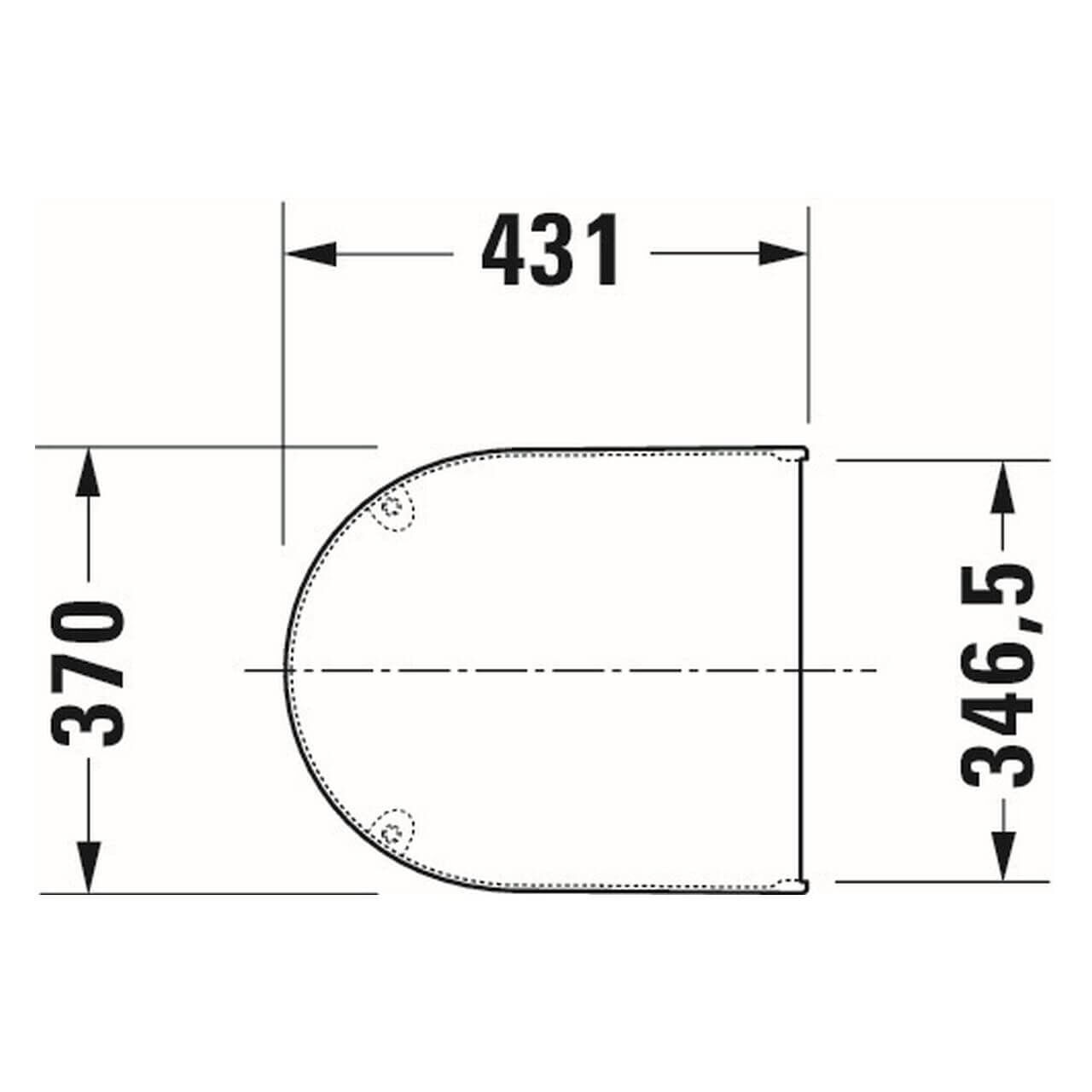 Duravit WC-Sitz Starck 3 mit Absenkautomatik (0063890000)