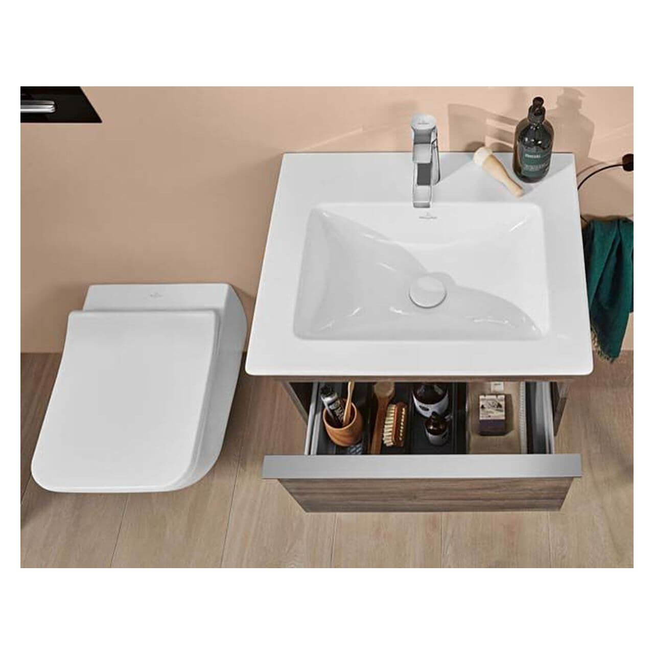 Villeroy & Boch WC-Sitz SlimSeat Venticello Soft Closing Weiß (9M79S101)