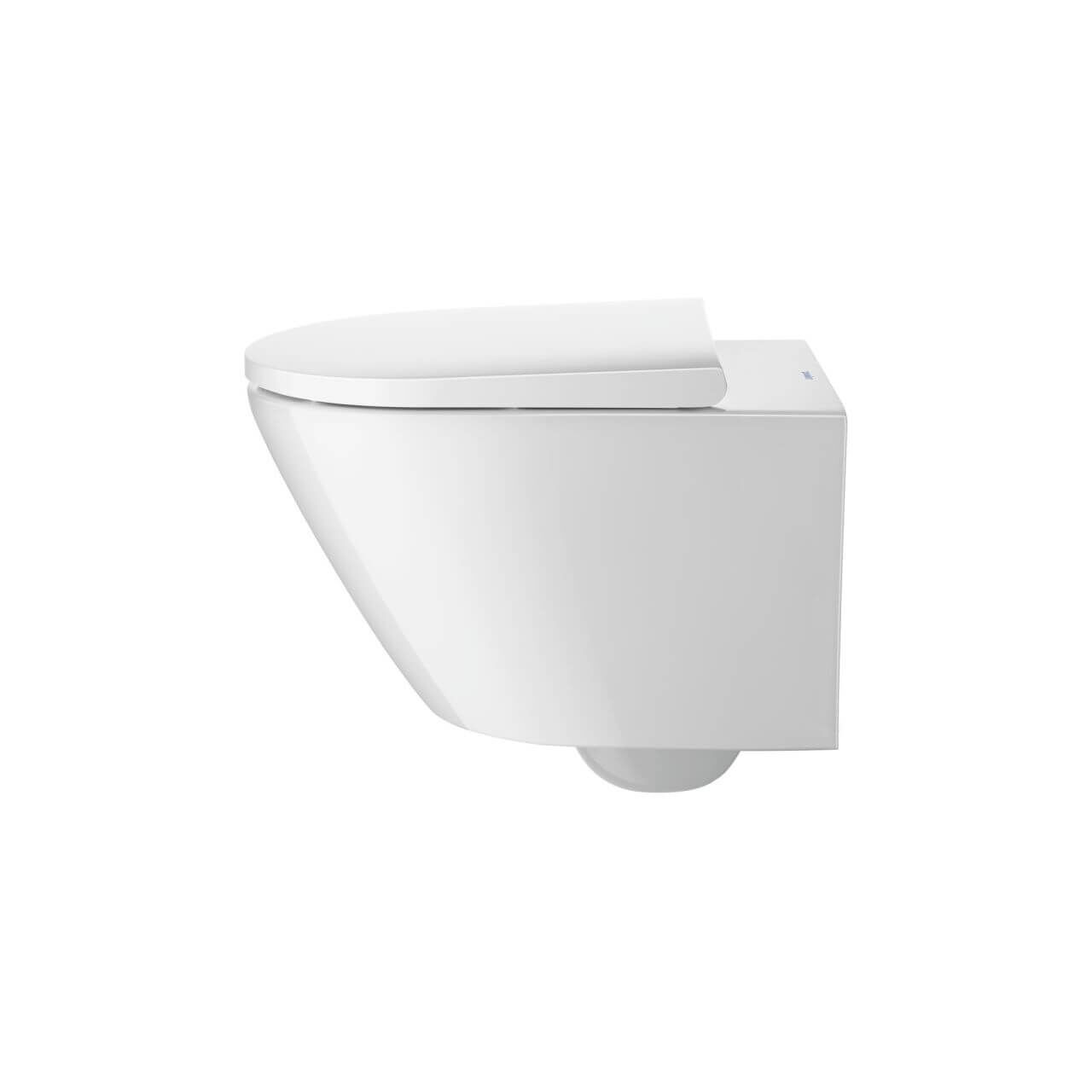 Duravit Wand-Tiefspül-WC-Set D-Neo Rimless Weiß (45770900A1)