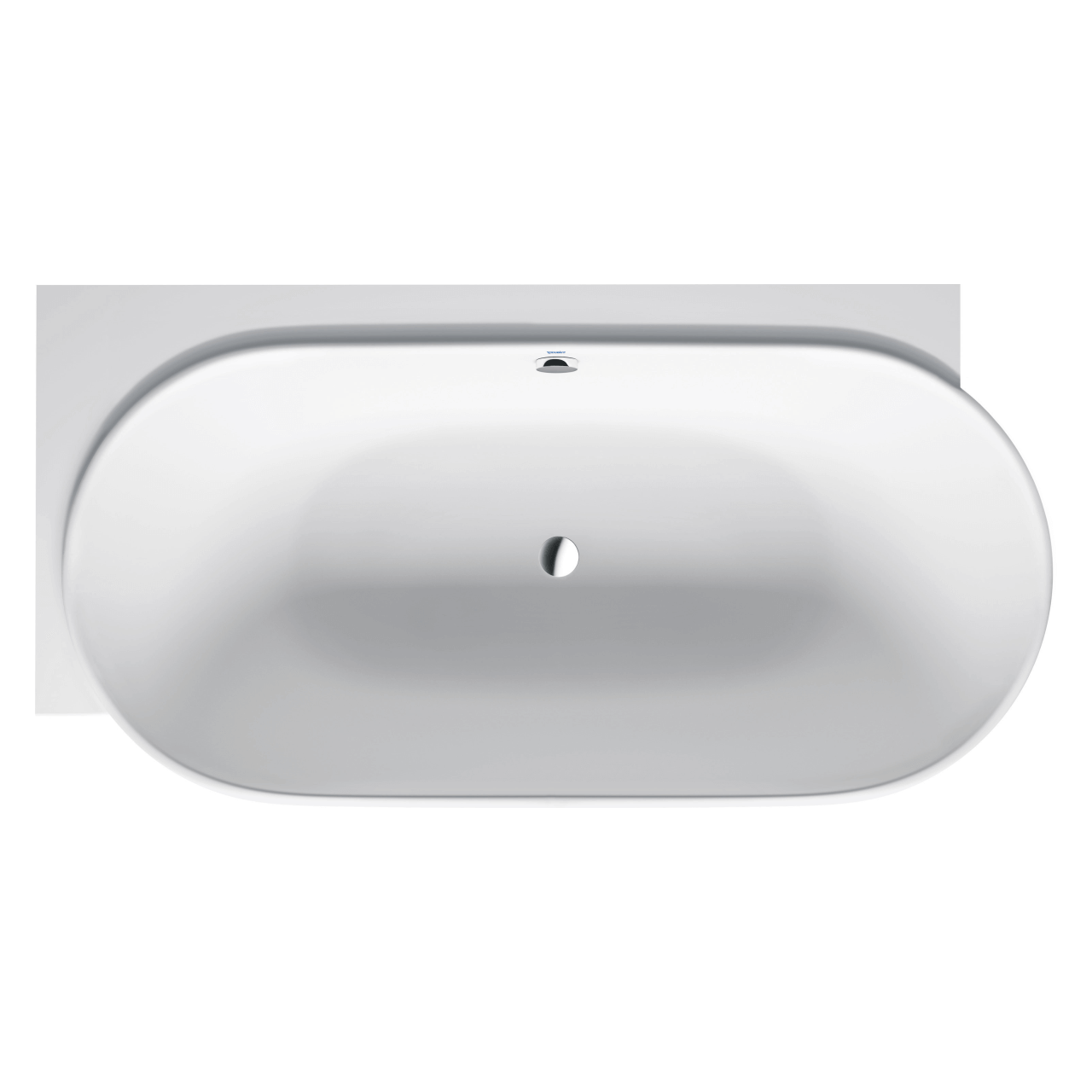 Duravit Oval-Badewanne Luv 185x95 cm matt Weiß, links (700431000000000)
