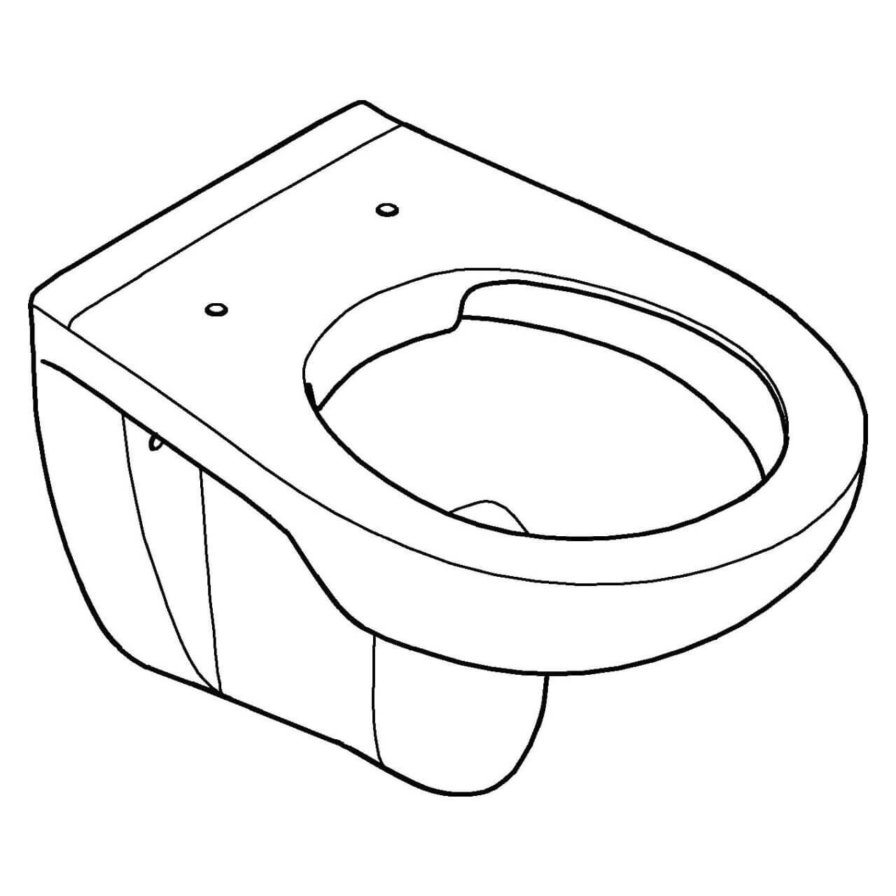 Grohe Wand-Tiefspül-WC Bau Keramik spülrandlos Alpinweiß (39427000)