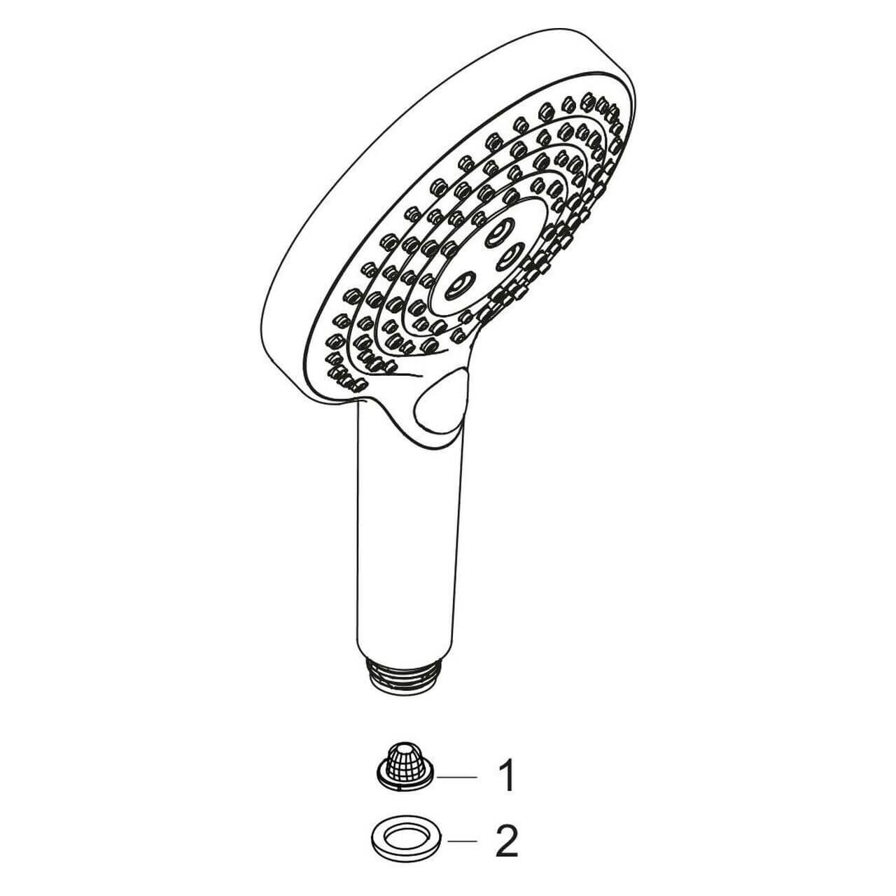 Hansgrohe Handbrause Raindance Select S 100 Chrom (26014000)