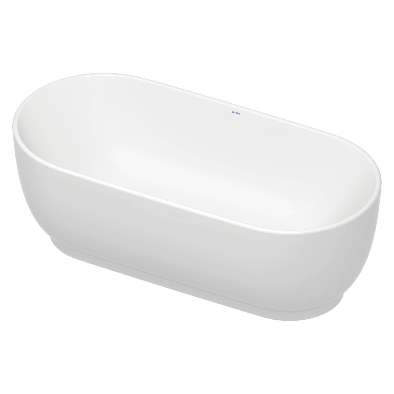 Duravit Oval-Badewanne Luv 180 x 85 x 46 cm, freistehend, matt-weiß