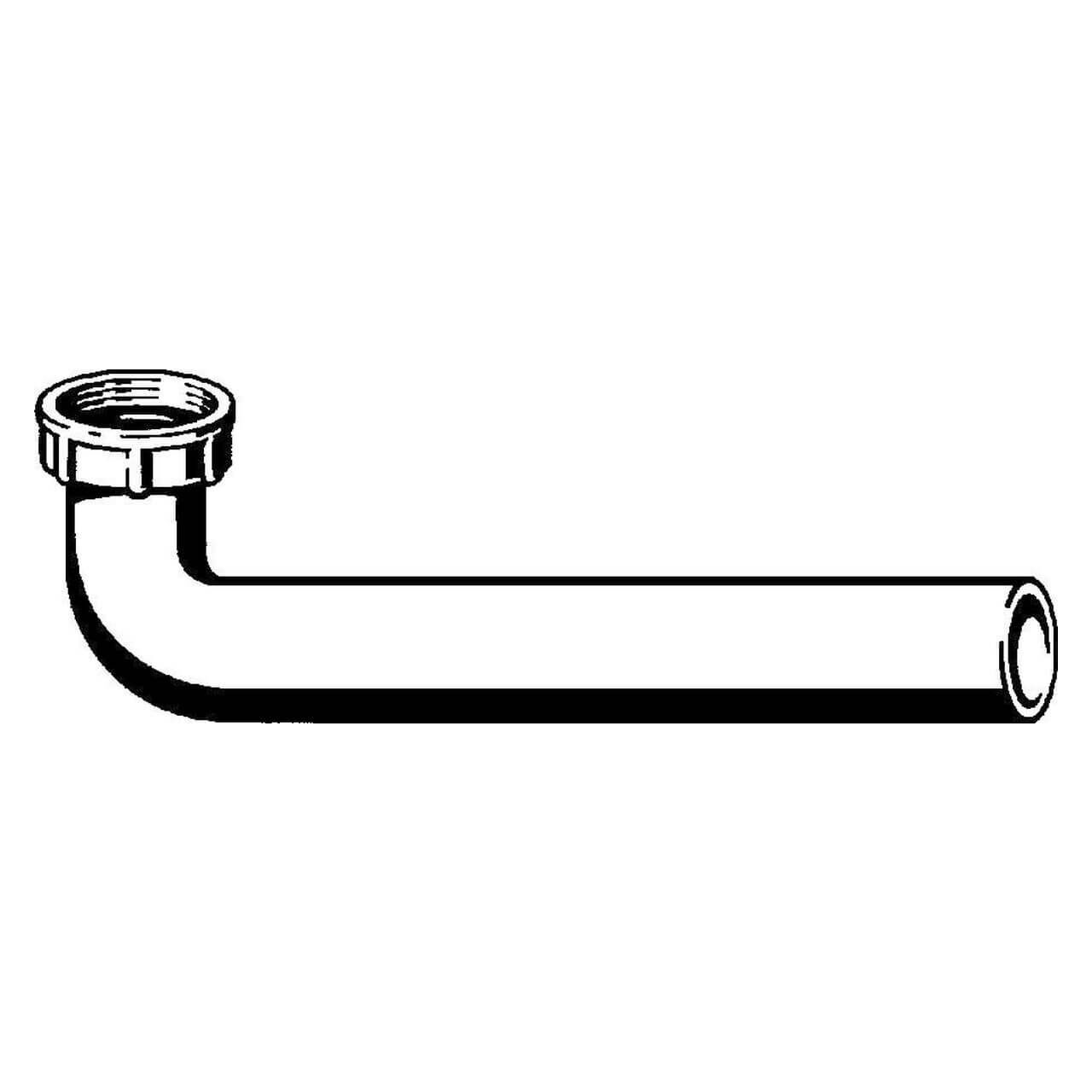Viega Ablaufbogen 90° Weiß DN 40 (106966)
