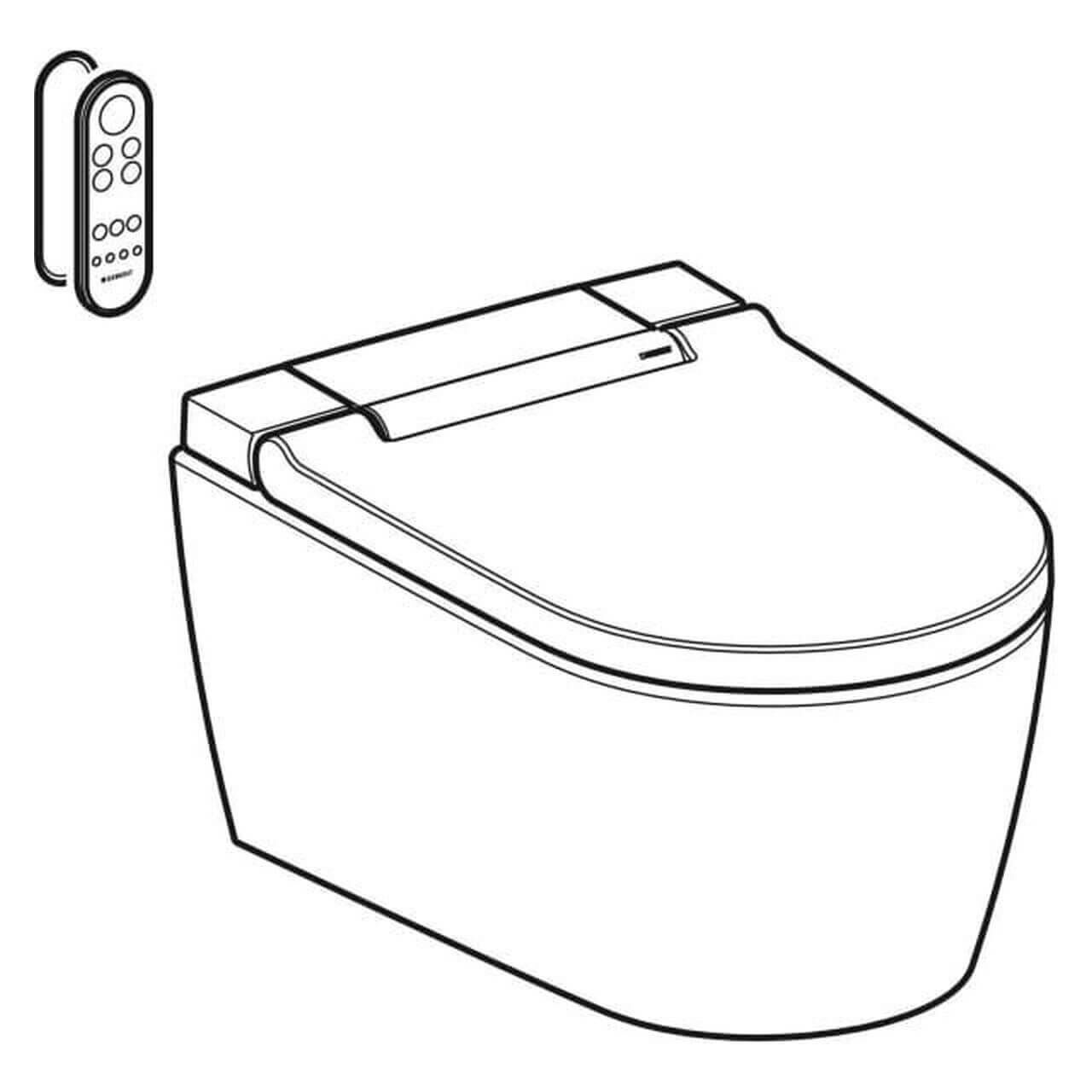 Geberit Wand-WC Aquaclean weiß (11421934)