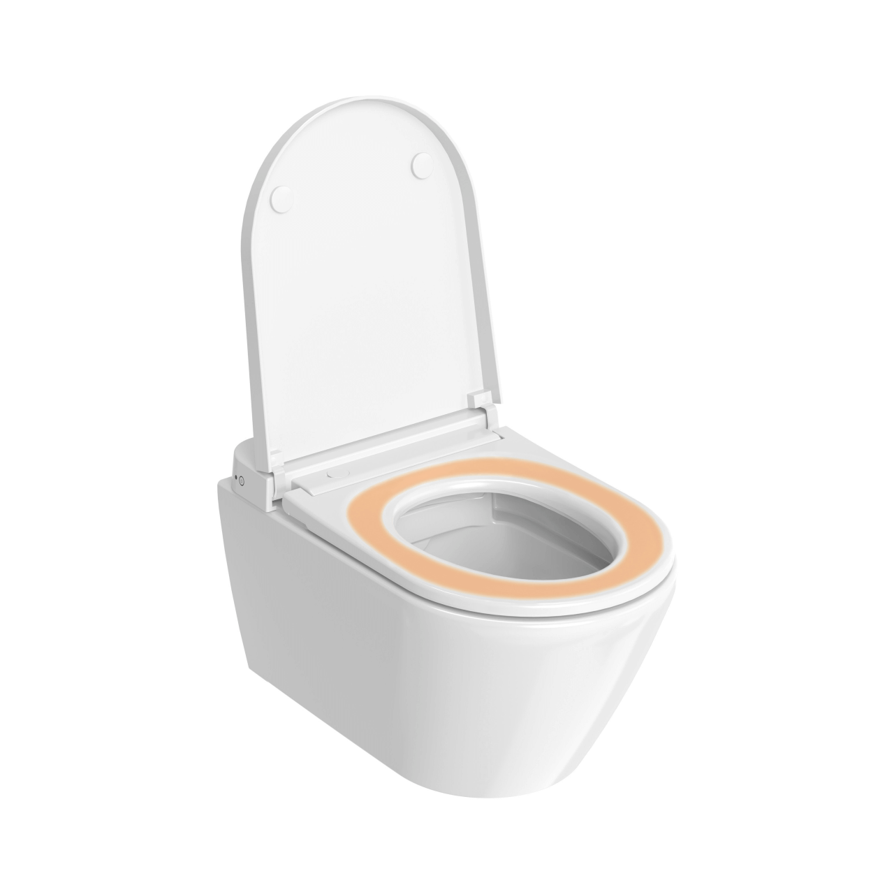 Duravit Kompakt-Dusch-Tiefspül-WC D-Neo, Rimless, HygieneGlaze, mit Fernbedienung und Sitzheizung (654000012004300)