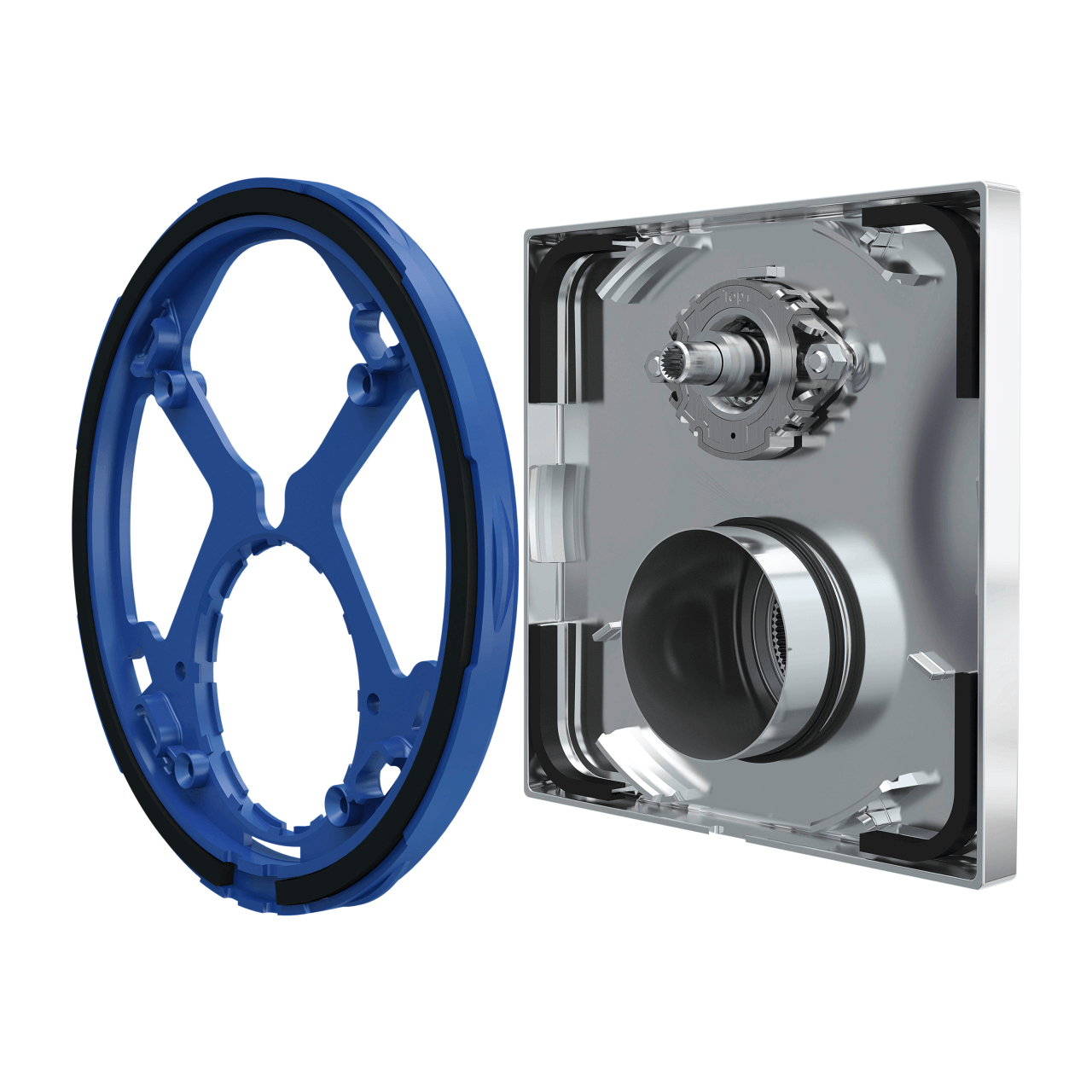 Duravit Grundkörper Bluebox 1/2" ohne Vorabsperrung 75–105 mm (GK0900000000)