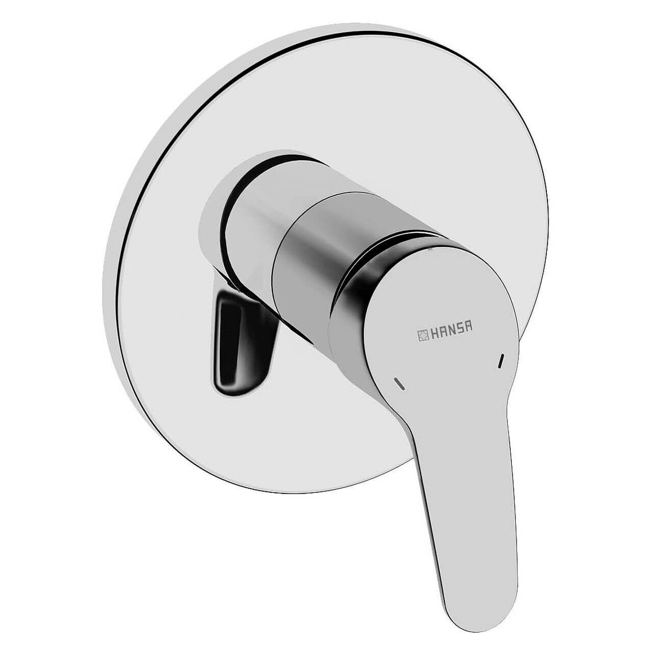 Hansa Duscharmatur Hansamix Chrom, UP-Brause-Einhebelmischer Wandmontage (81859083)