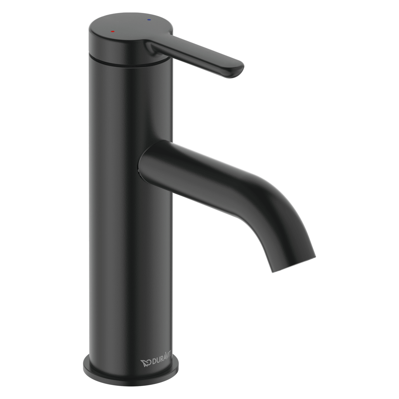 Duravit Waschtisch-Einhebelmischer C.1 M, 113mm Ausladung, schwarz matt