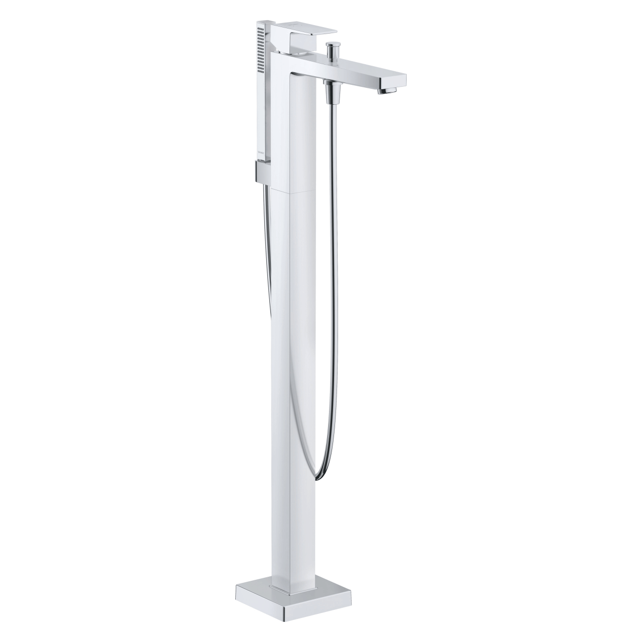 Duravit Badewannenarmatur Manhattan, bodenstehend, Chrom, 232 mm Ausladung