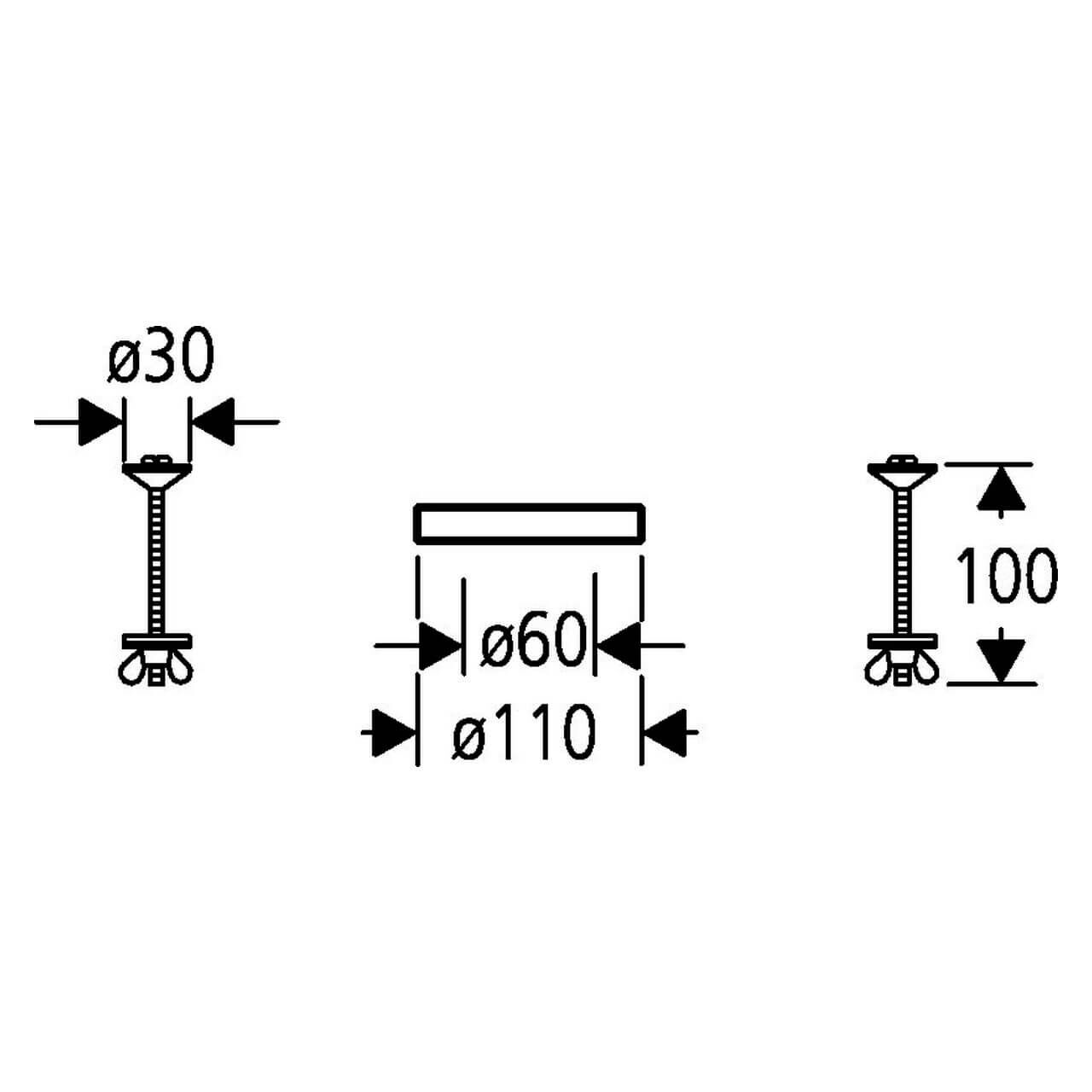 Grohe Befestigungssatz (43500000)
