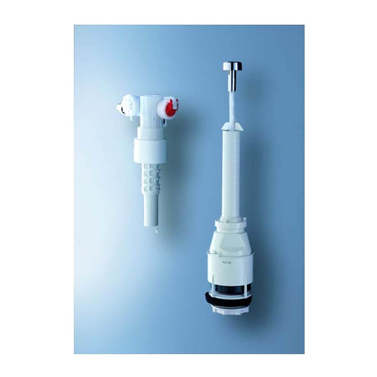 Grohe Austauschgarnitur für Aufsatz-Spülkästen Mattchrom/Chrom (43907PI0)