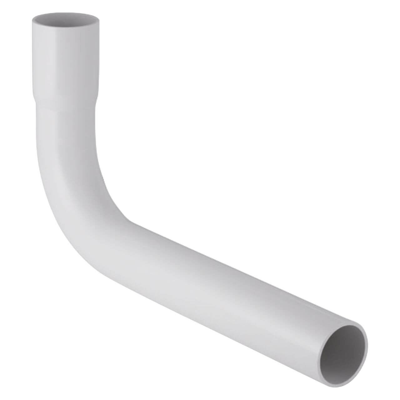 Geberit Spülbogenverlängerung 90° 30x10 cm mit Steckmuffe Weiß (118011111)