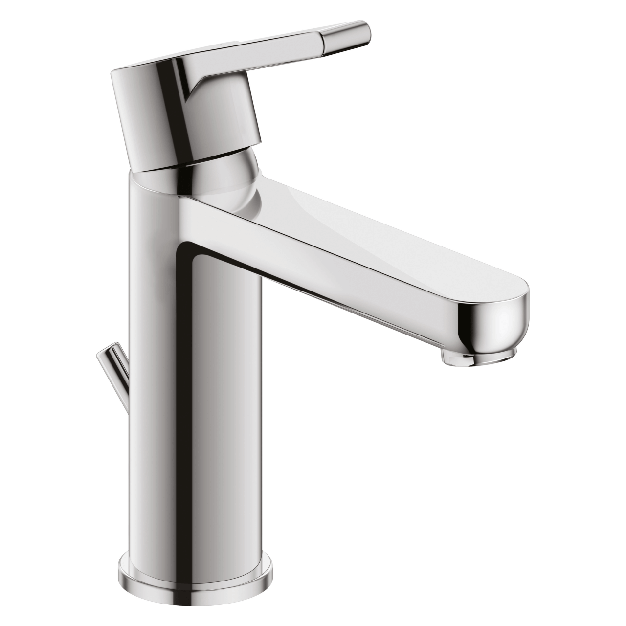 Duravit Waschtisch-Einhebelmischer M B.2 139mm chrom mit Zugstangen-Ablaufgarnitur