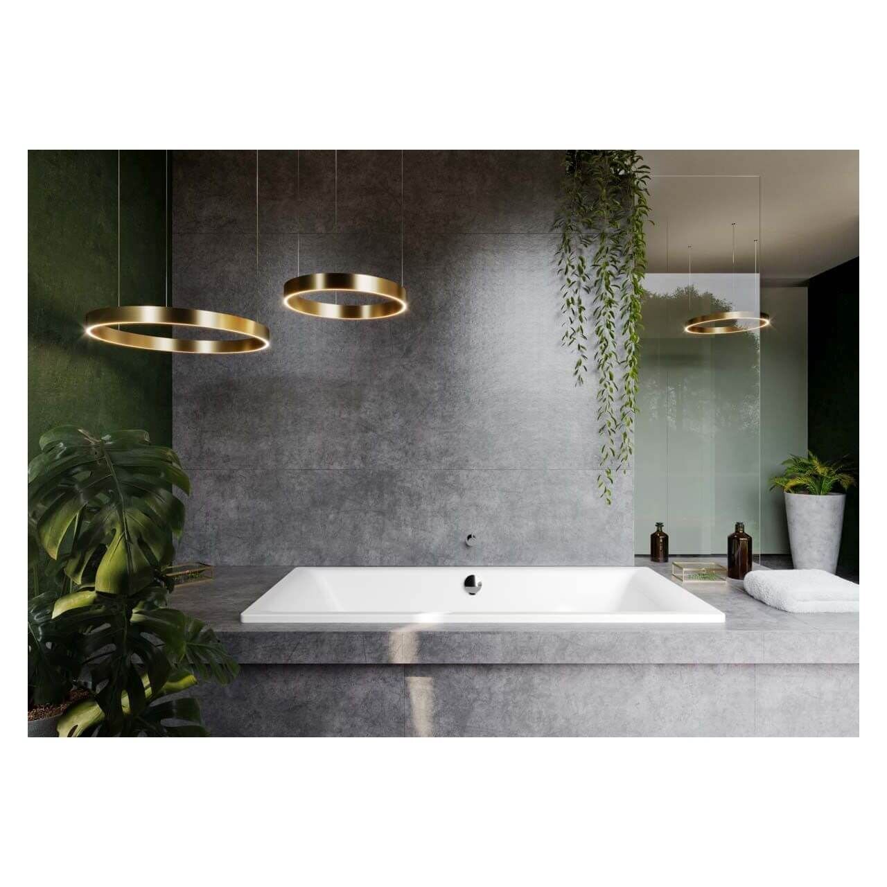 Kaldewei Badewanne Puro Duo 180x80 cm Weiß (266400010001)
