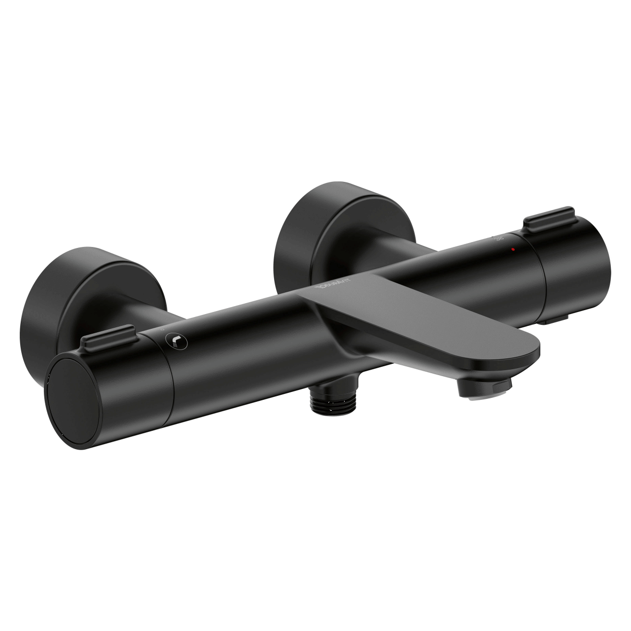 Duravit Badewannenarmatur Wave AP Schwarz matt mit Umstellventil (WA5220000046)