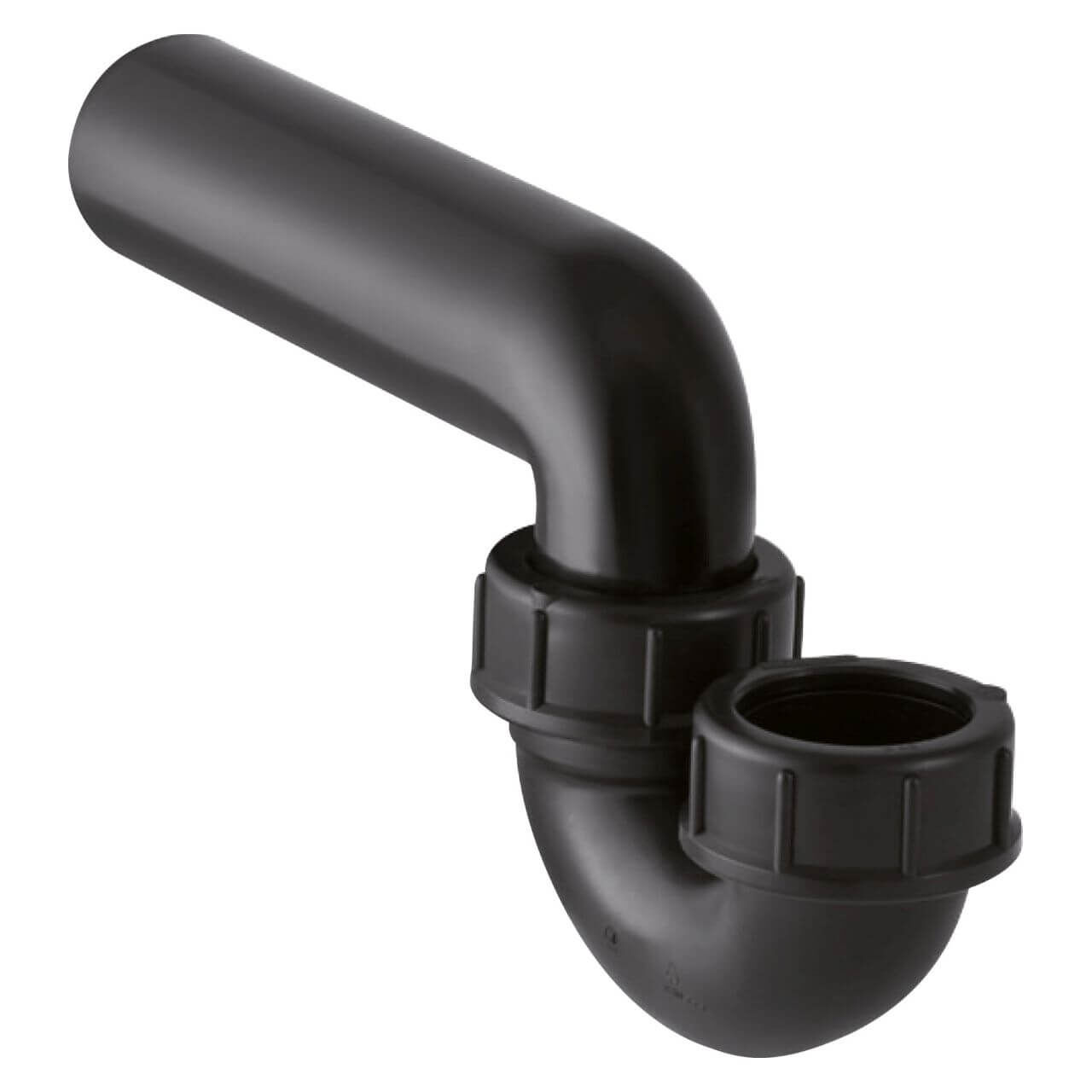 Geberit Rohrbogen DN 50/50 vertikal/horizontal PE-HD Schwarz (152039161)