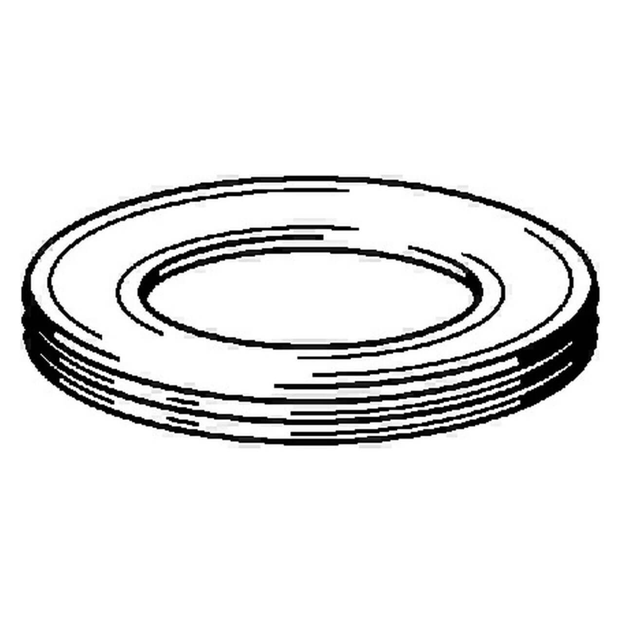 Viega Lippendichtung 3811-268 Weiß Gummi, für WC-Anschlussbögen (112103)